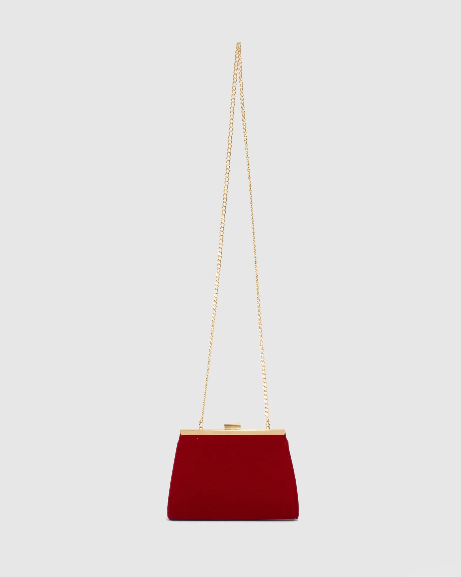Red Crystal Top Handle Bag - Image 4