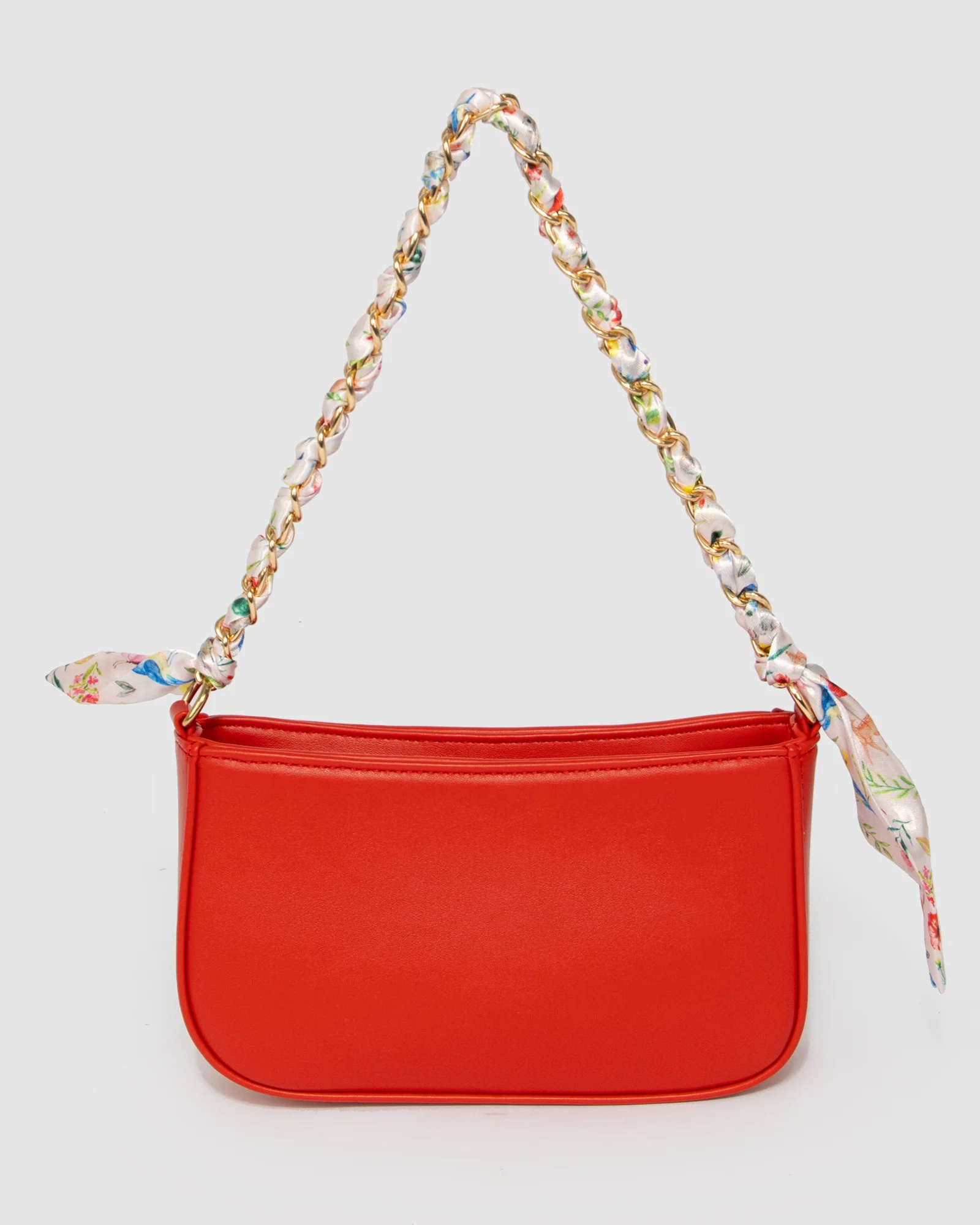 Red Frankie Scarf Junior Shoulder Bag - Image 3
