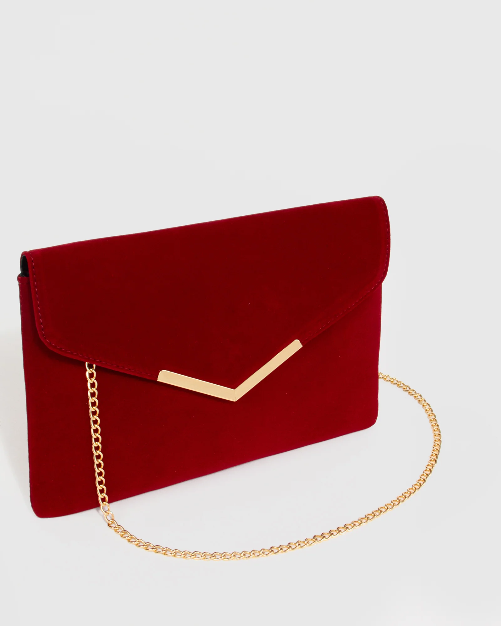 Red Jordana Clutch Bag - Image 4