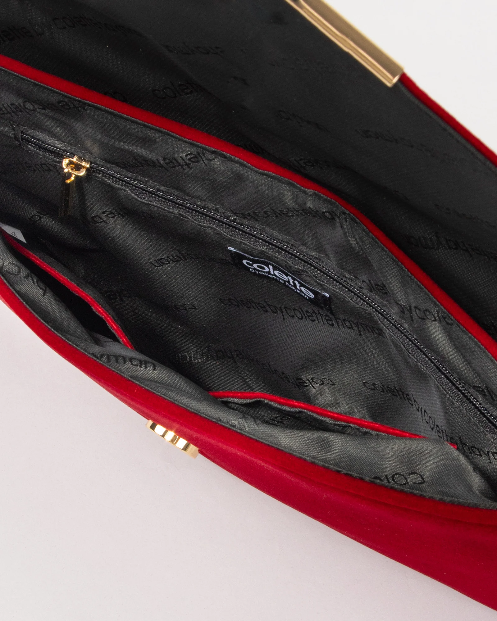 Red Jordana Clutch Bag - Image 7