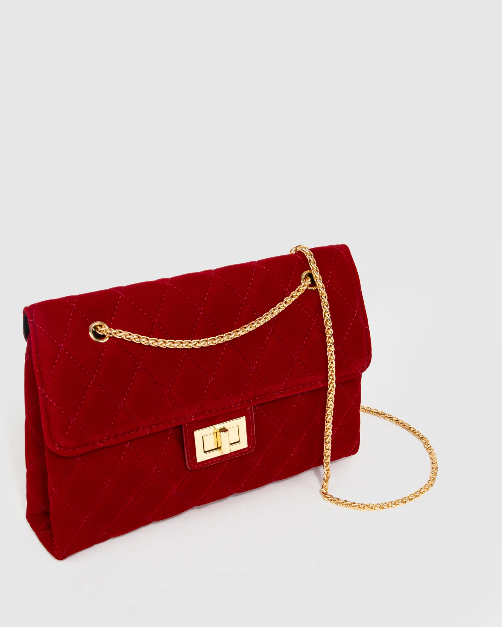Red Zion Quilt Crossbody Bag - Image 4