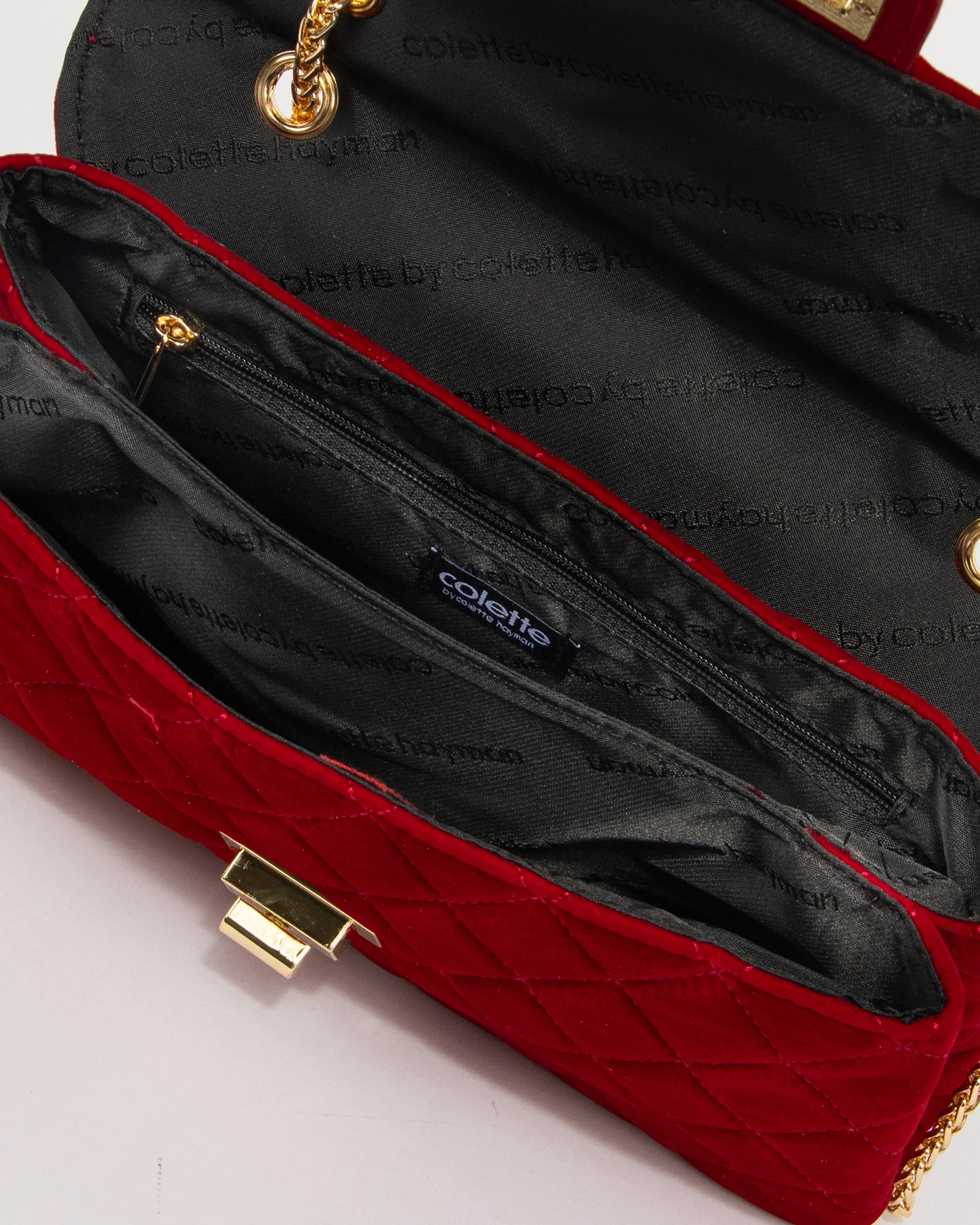 Red Zion Quilt Crossbody Bag - Image 8