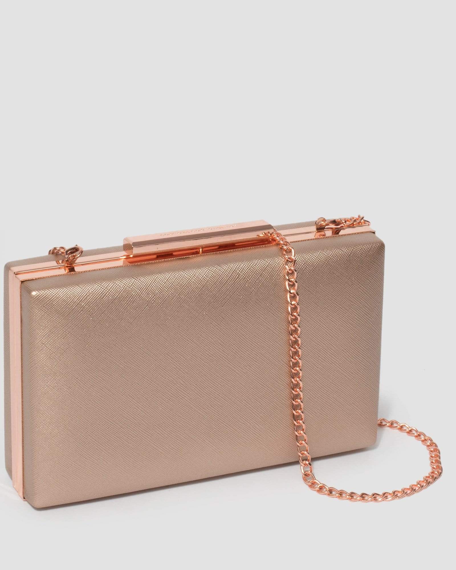 Rose Gold Jaimi Clutch Bag - Image 3