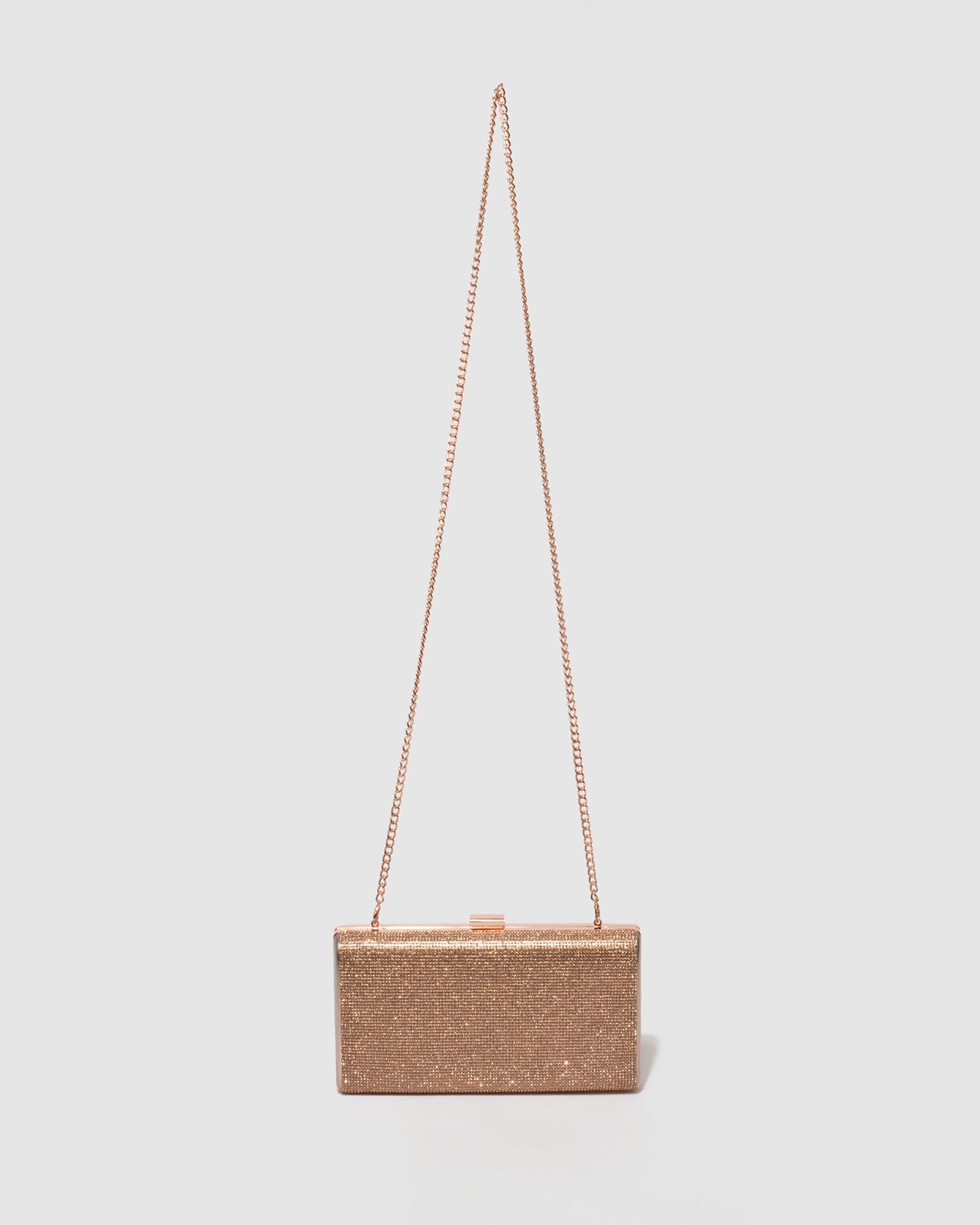 Rose Gold Margot Hardware Clutch Bag - Image 5