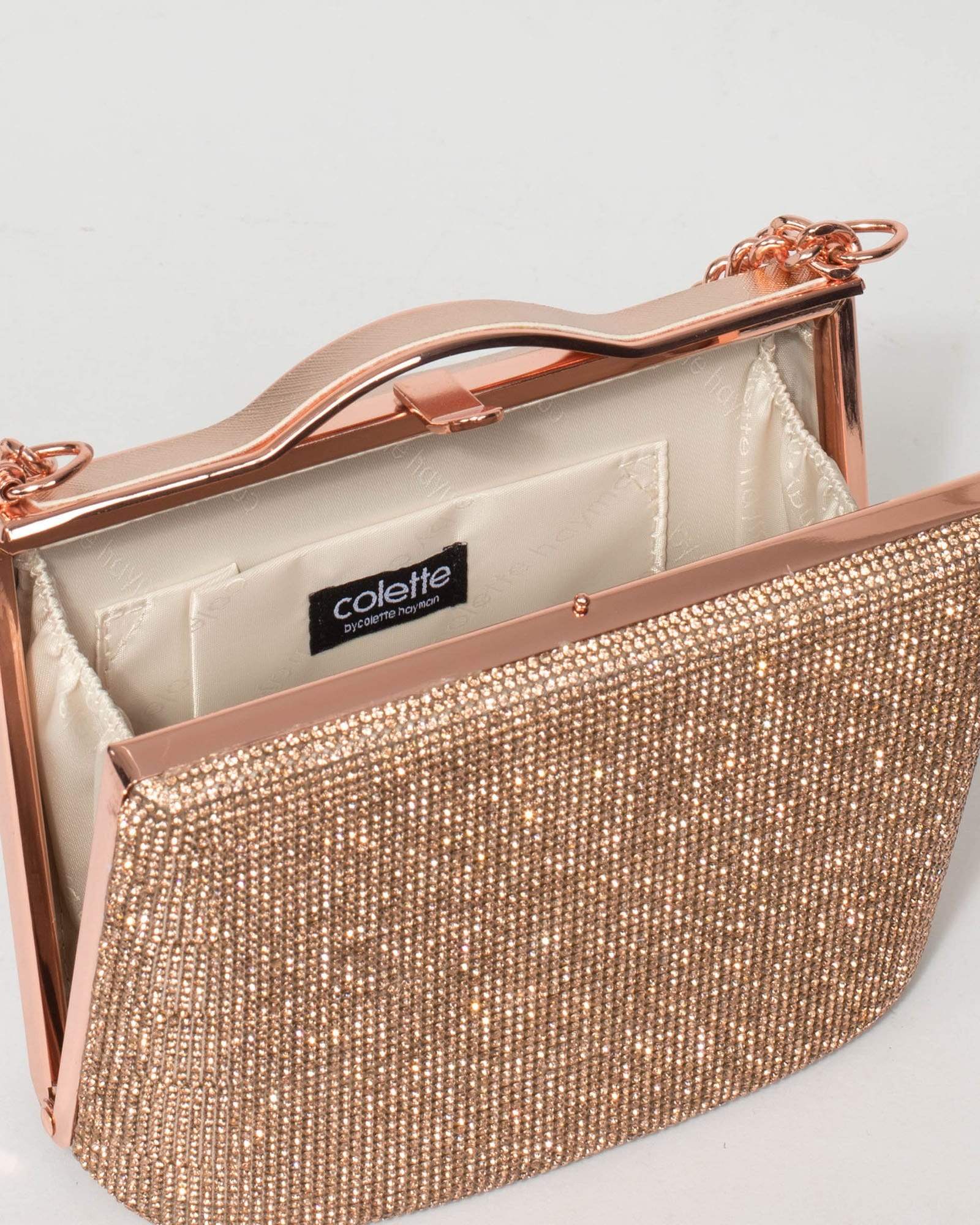 Rose Gold Tullia Chain Bag - Image 8