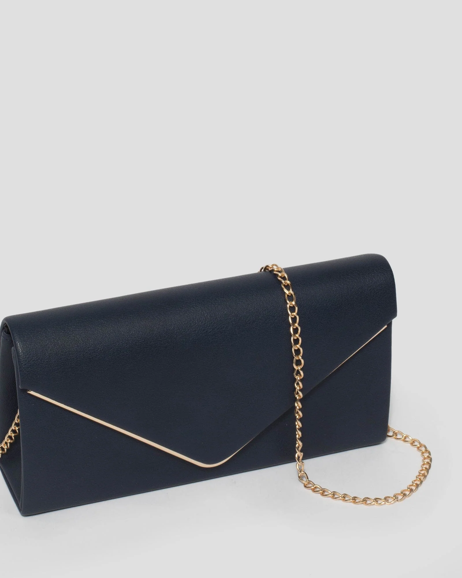 Navy Blue Sammie Clutch Bag - Image 3