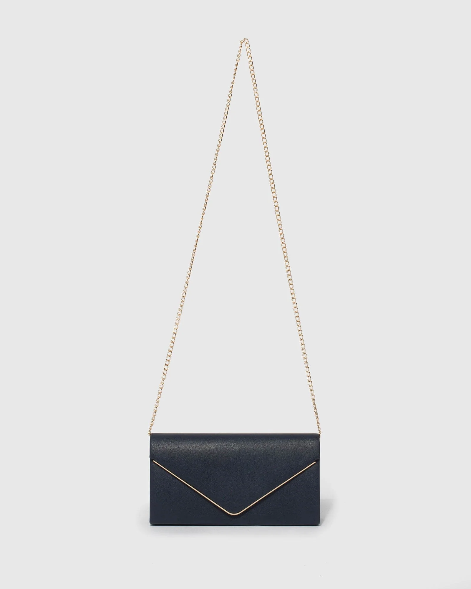 Navy Blue Sammie Clutch Bag - Image 4