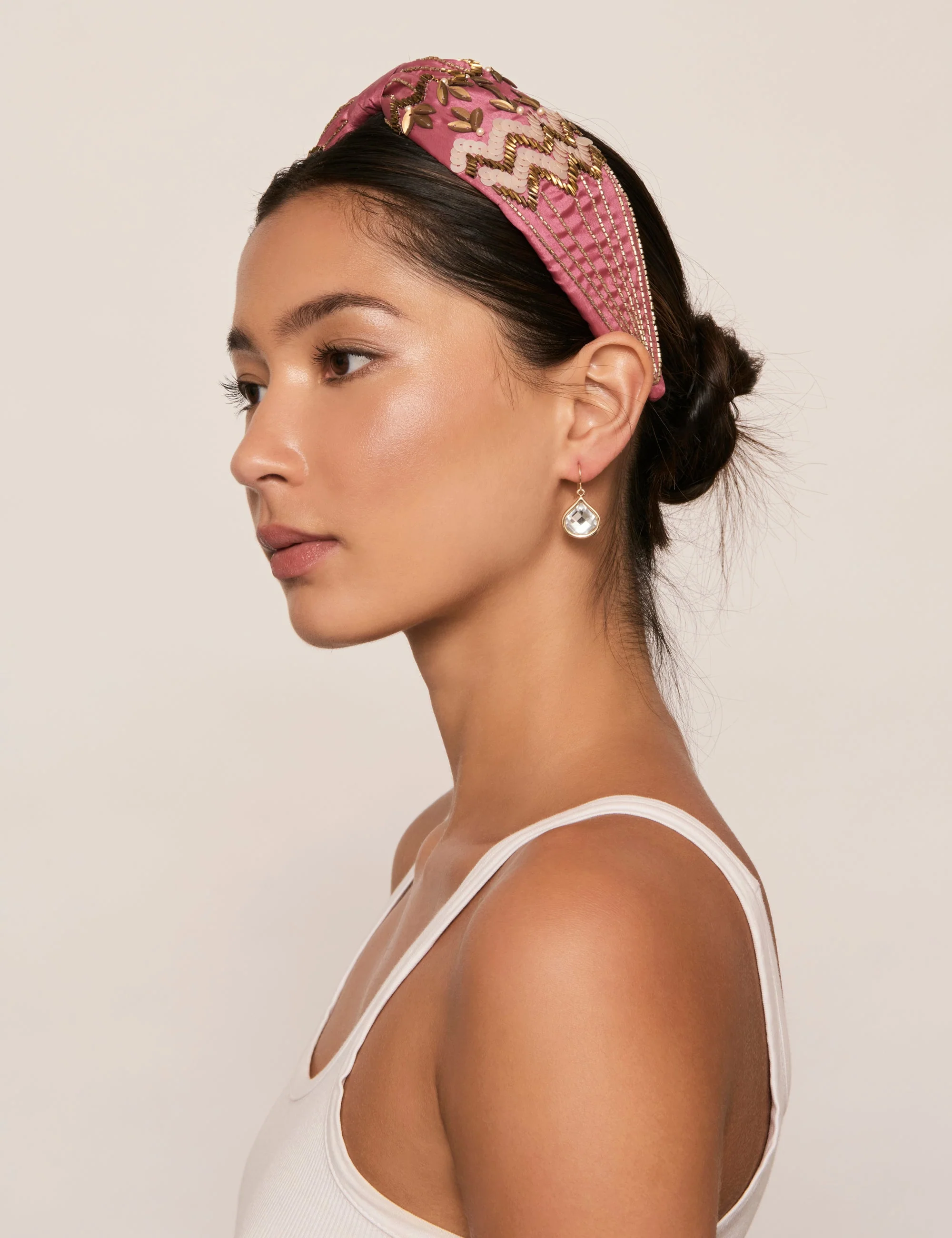 SEQUIN EMBELLISHED SOFT FORM HEADBAND - Image 5