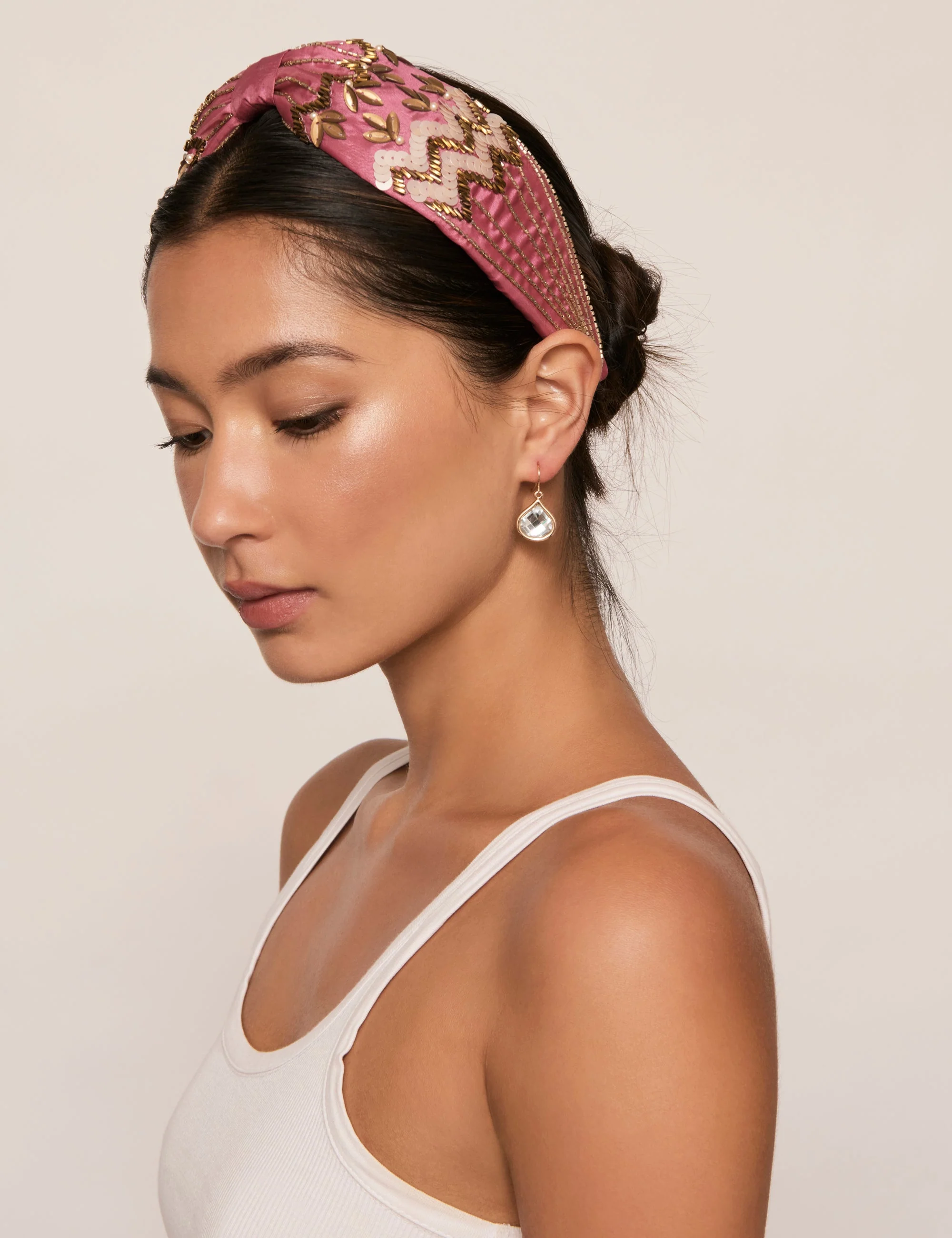 SEQUIN EMBELLISHED SOFT FORM HEADBAND - Image 6