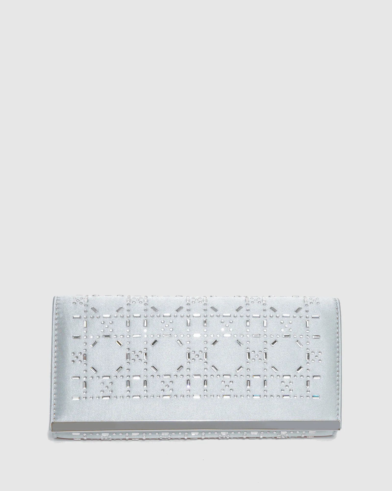 Silver Alyce Clutch Bag