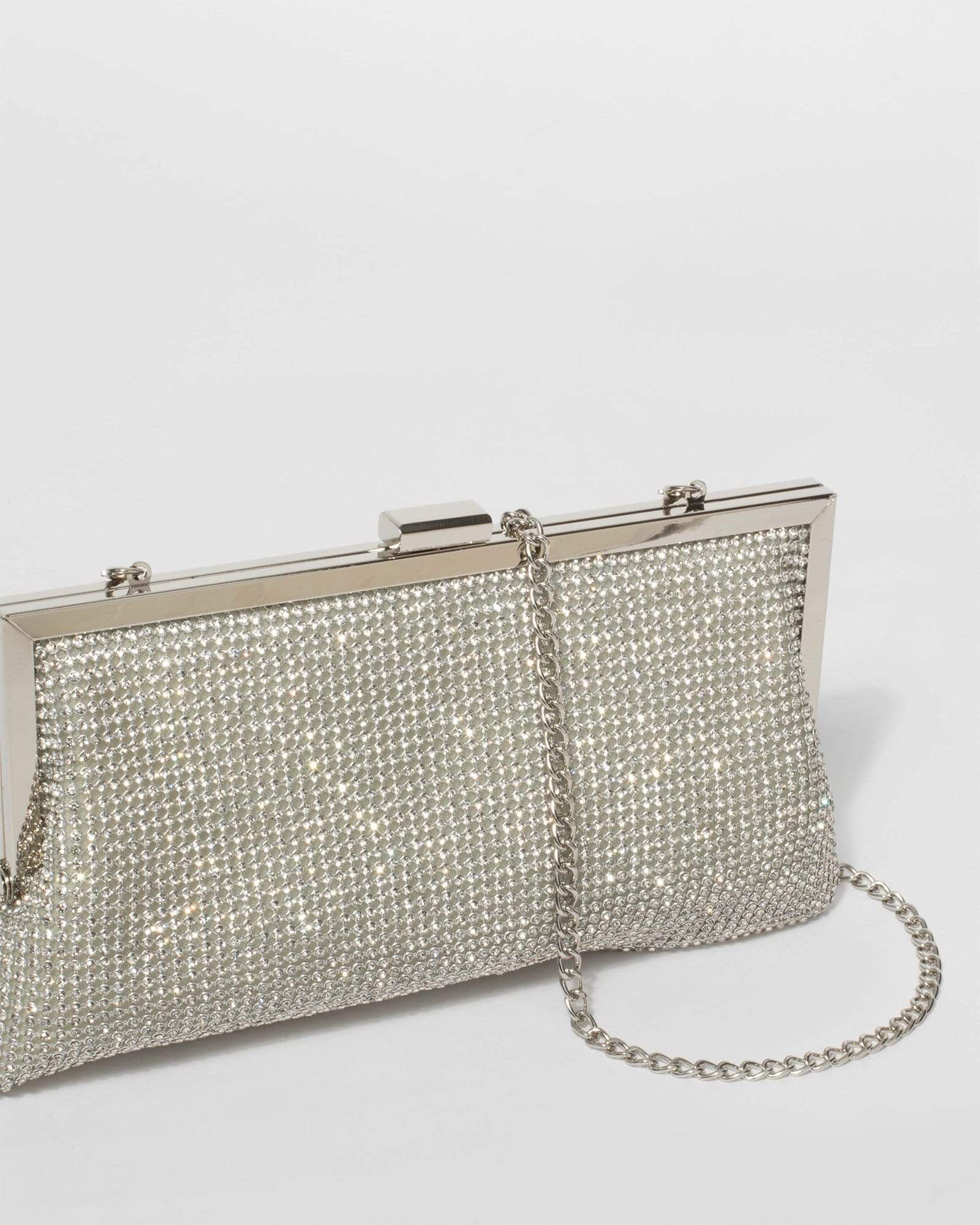 Silver Arya Clutch Bag - Image 3