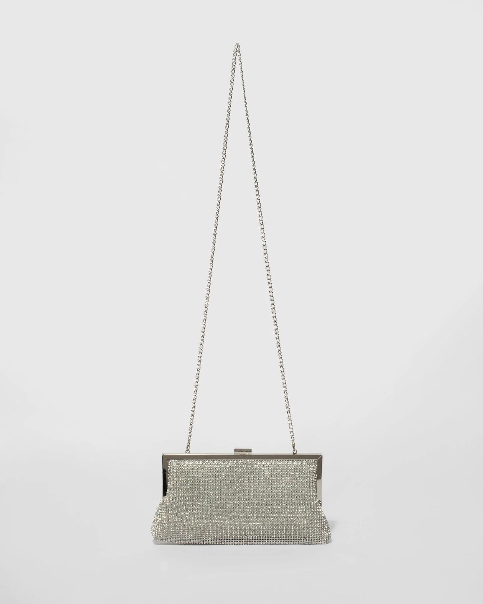 Silver Arya Clutch Bag - Image 4