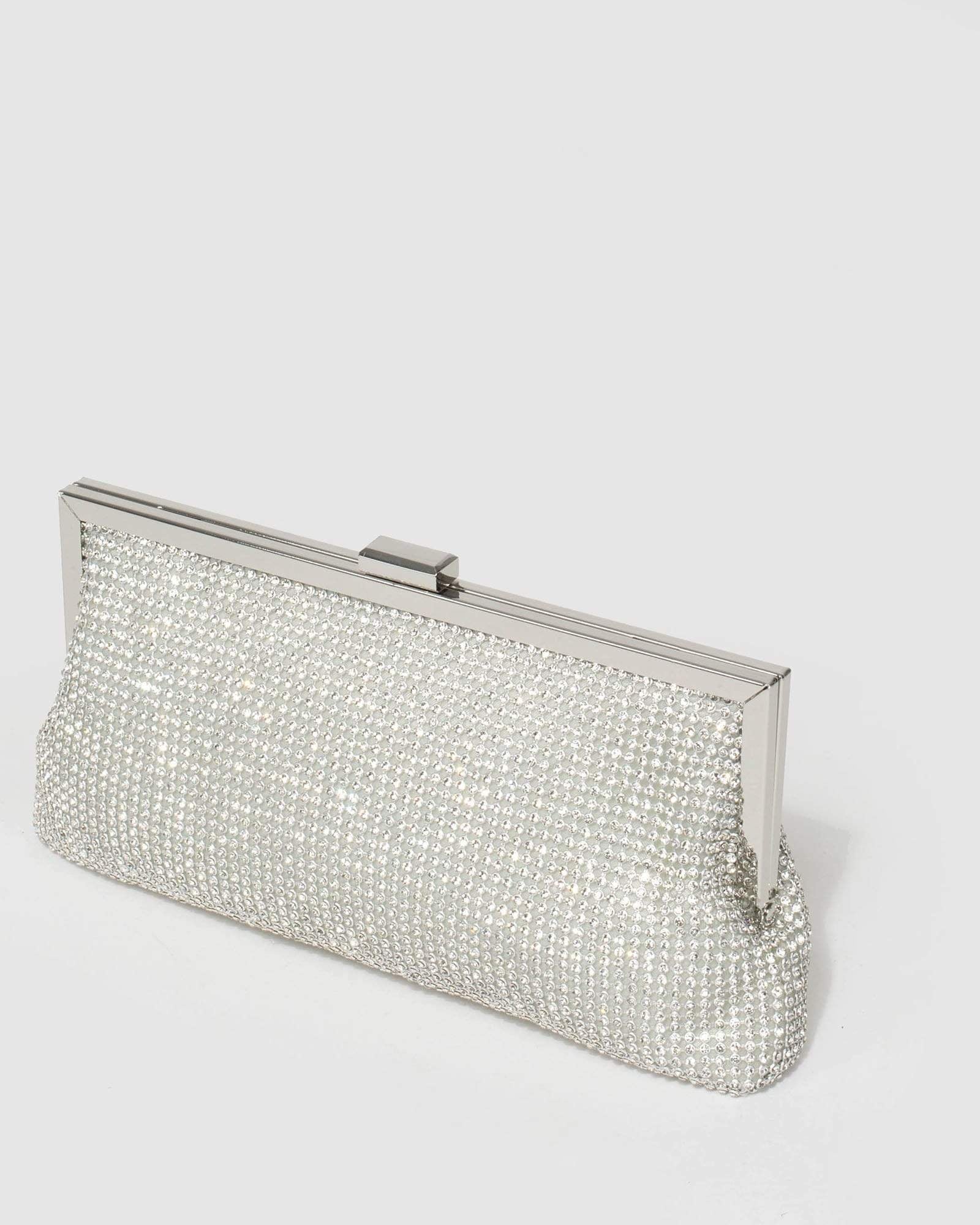 Silver Arya Clutch Bag - Image 7