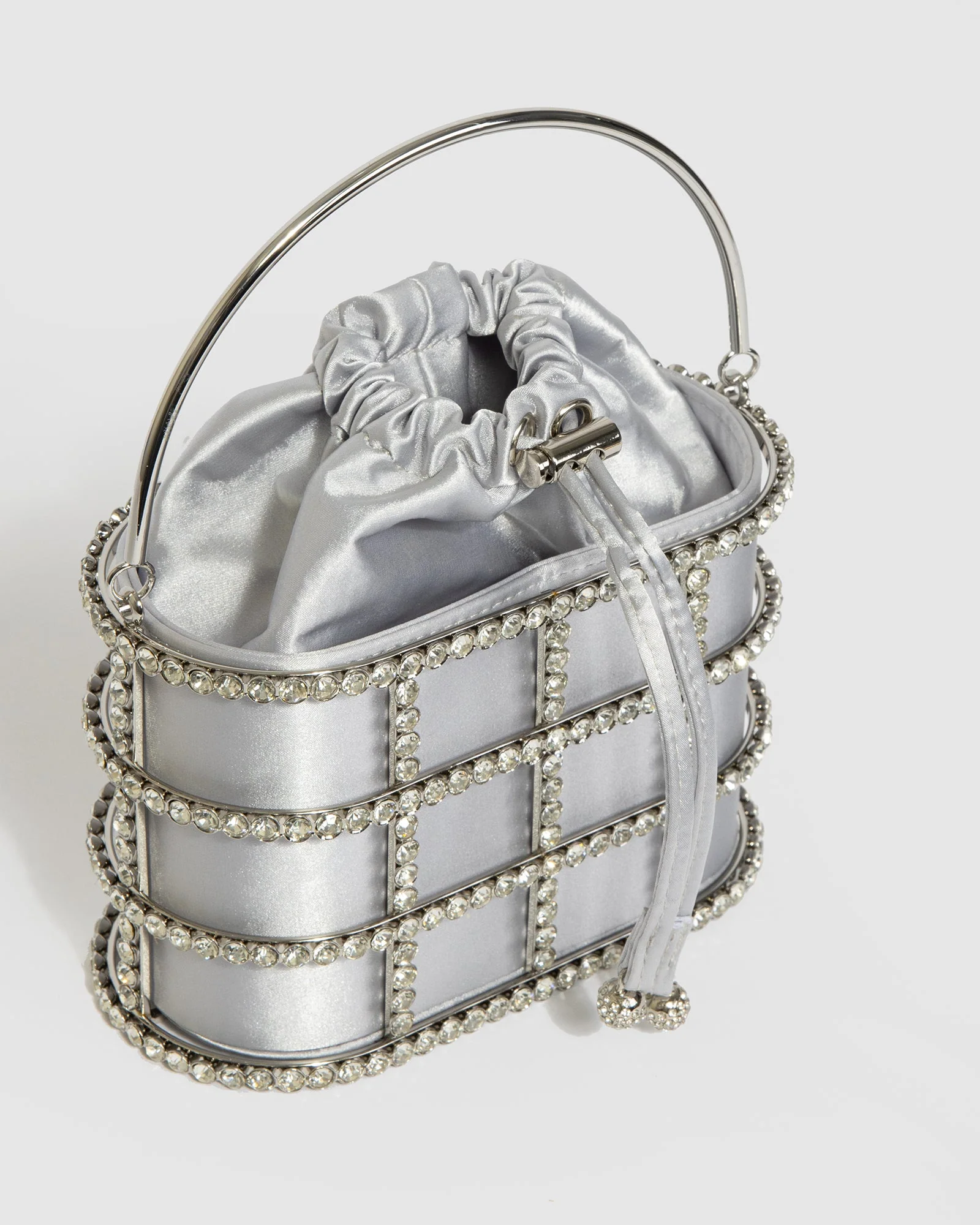 Silver Daisy Cage Bag - Image 3