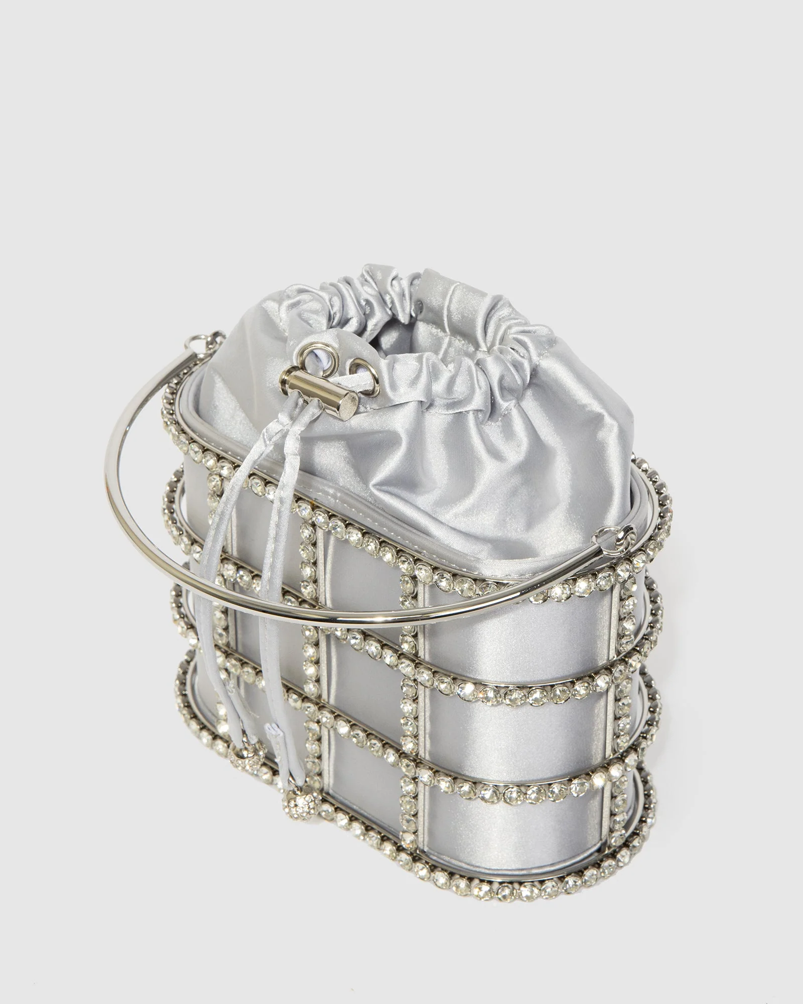 Silver Daisy Cage Bag - Image 4
