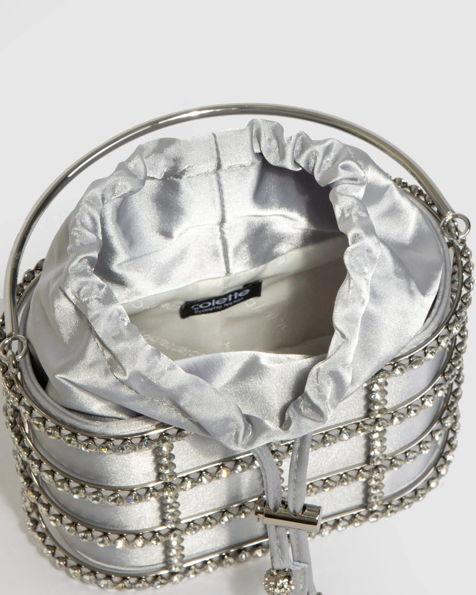 Silver Daisy Cage Bag - Image 5