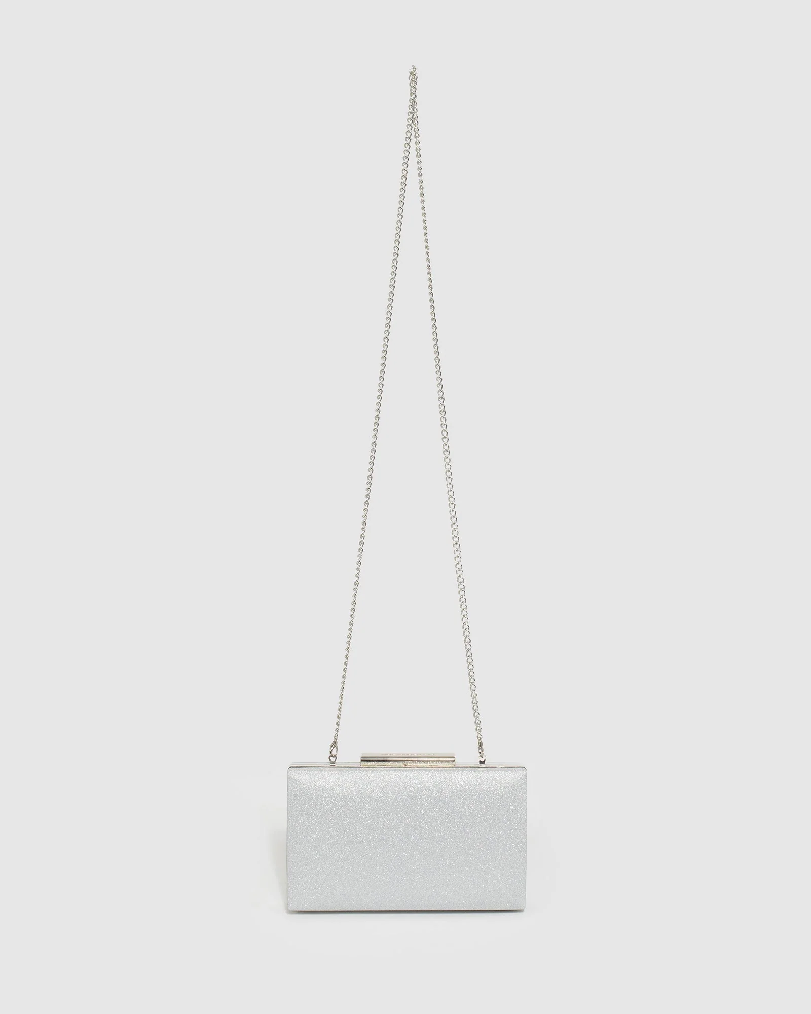 Silver Jaimi Clutch Bag - Image 4