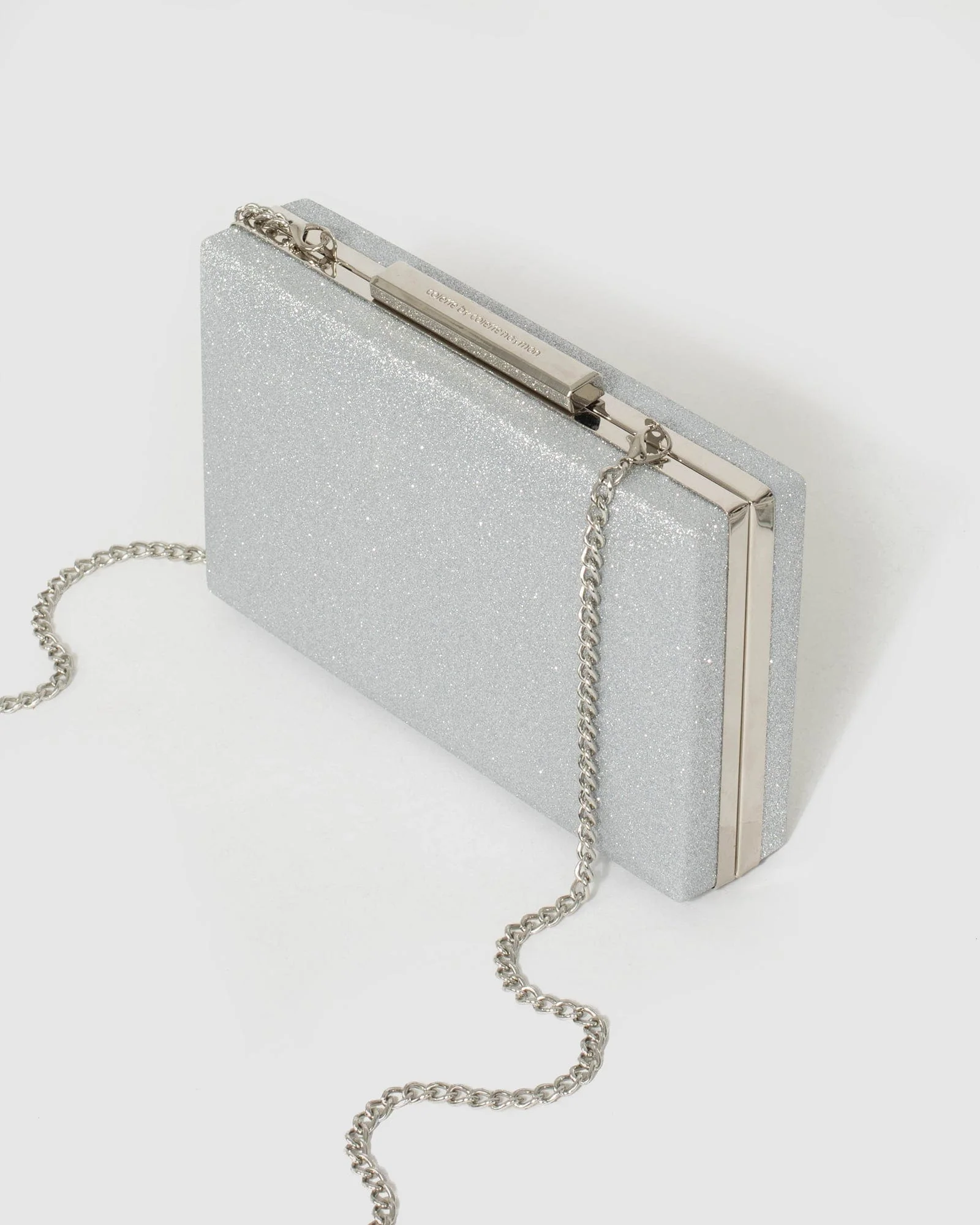 Silver Jaimi Clutch Bag - Image 7