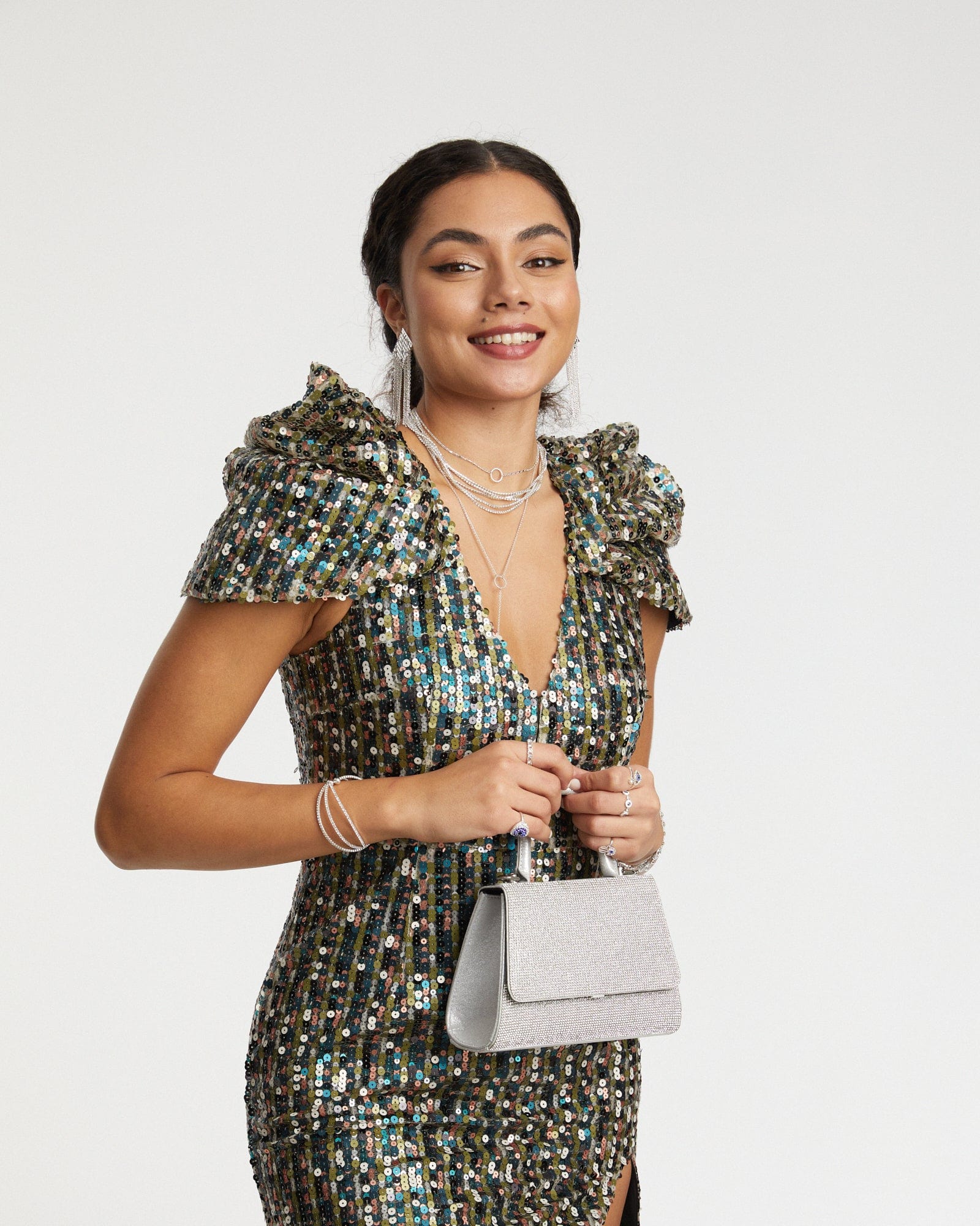 Silver Lilith Crystal Bag - Image 7