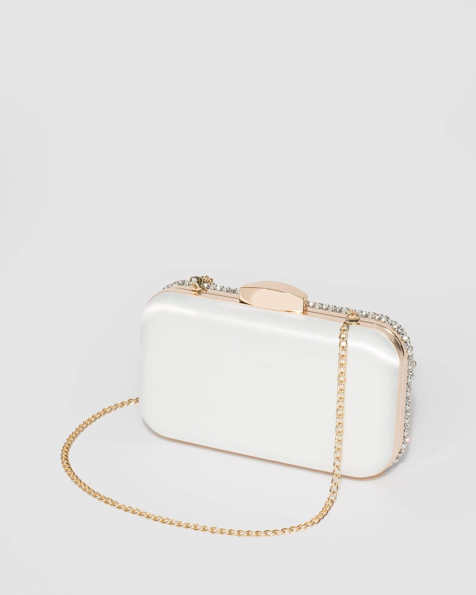 Silver Penelope Hardcase Clutch Bag - Image 5