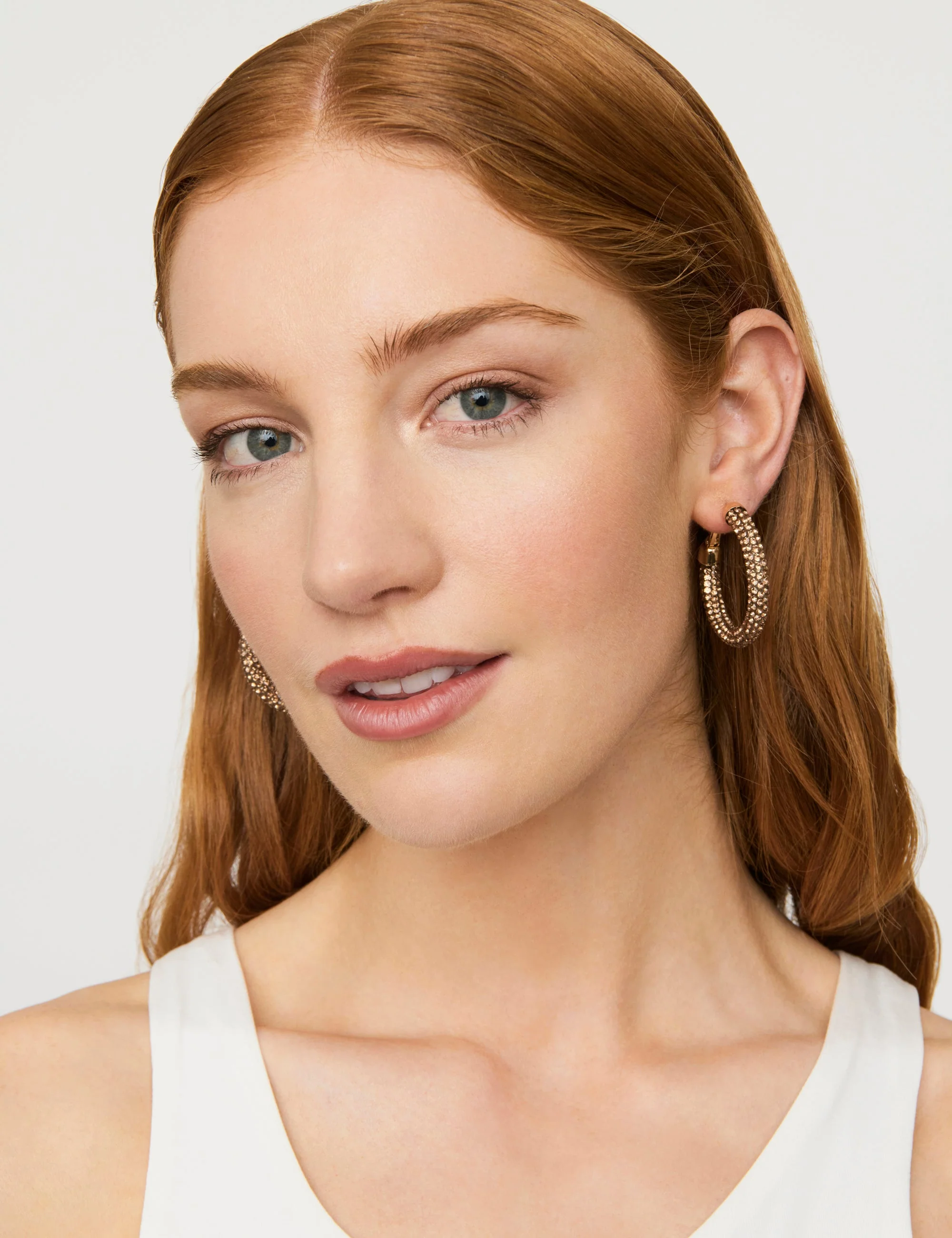 SPARKLY HOOP EARRING - Image 5