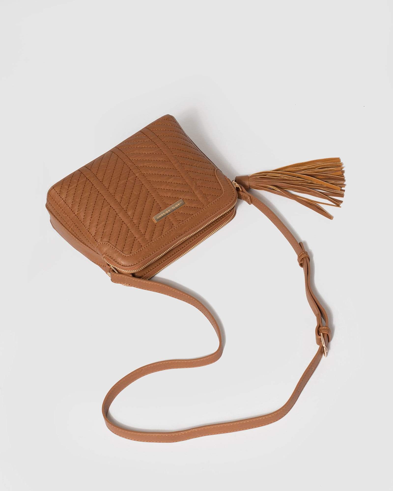 Tan Joanna Crossbody Bag - Image 5