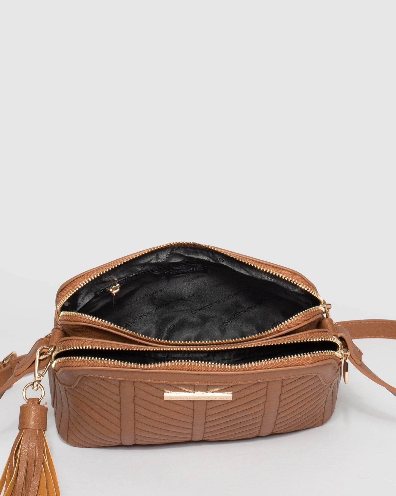 Tan Joanna Crossbody Bag - Image 8