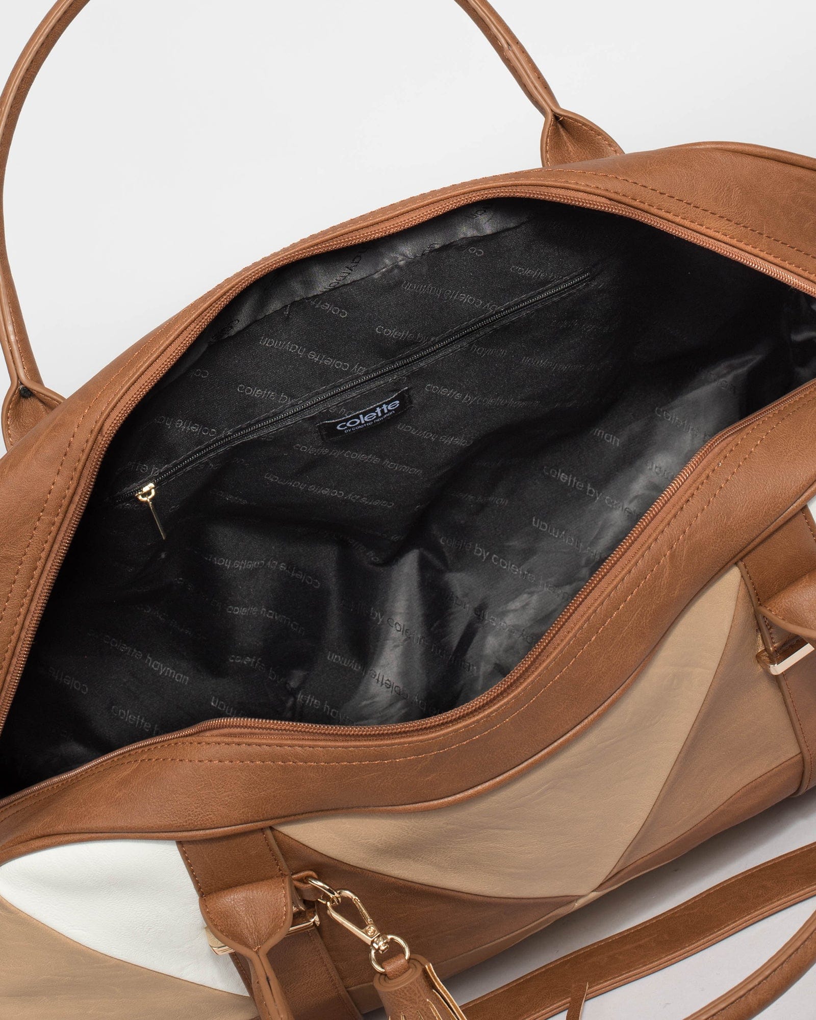 Tan Indie Weekender Bag - Image 9