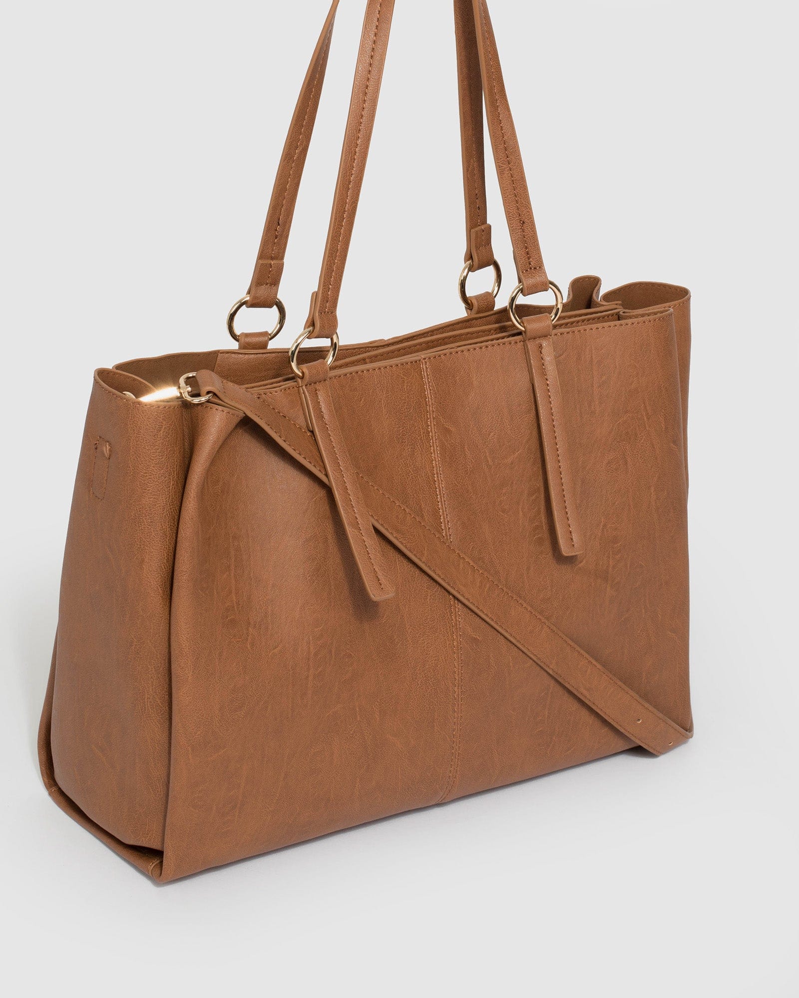 Tan Stacey Ring Tote Bag - Image 3