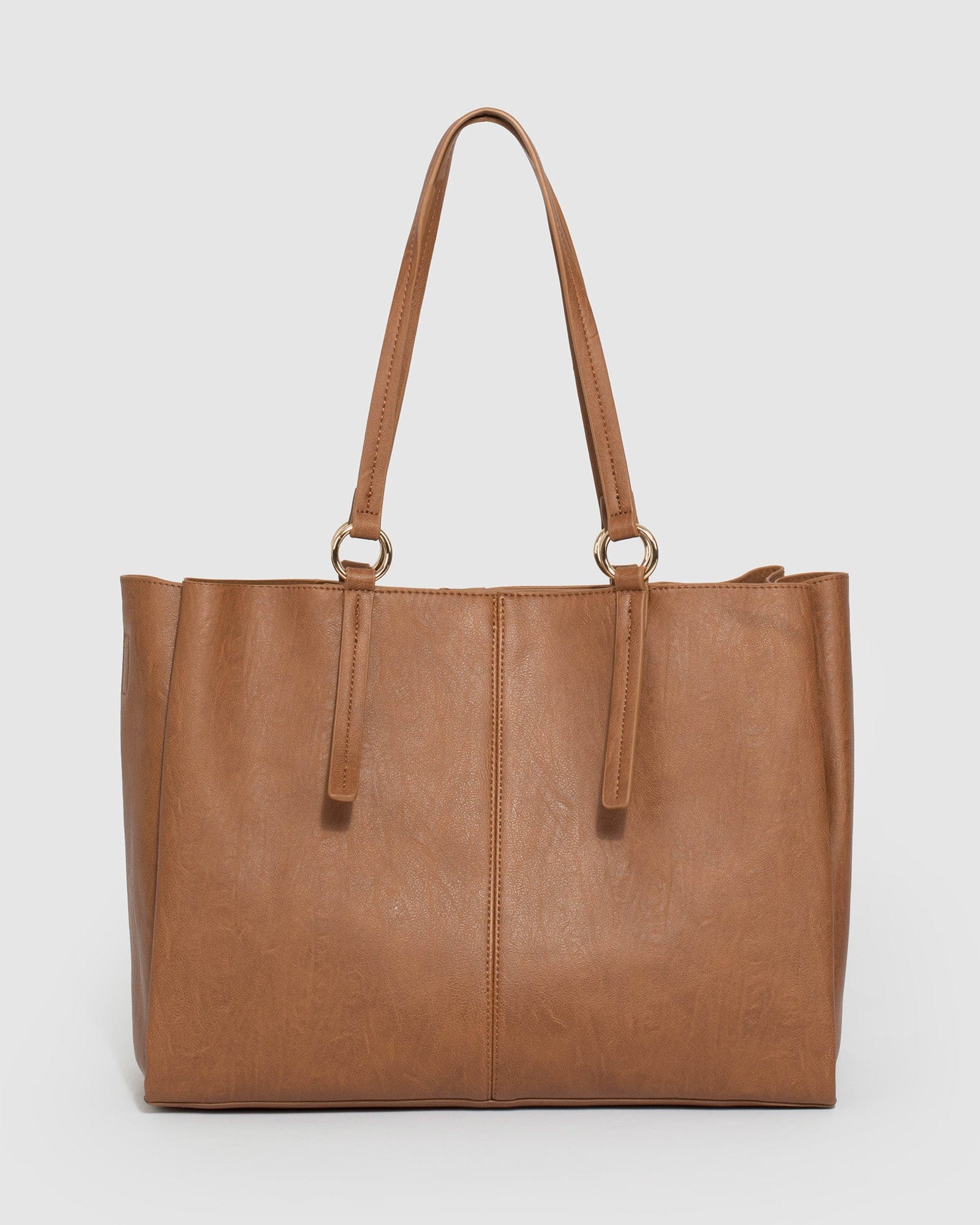 Tan Stacey Ring Tote Bag - Image 5