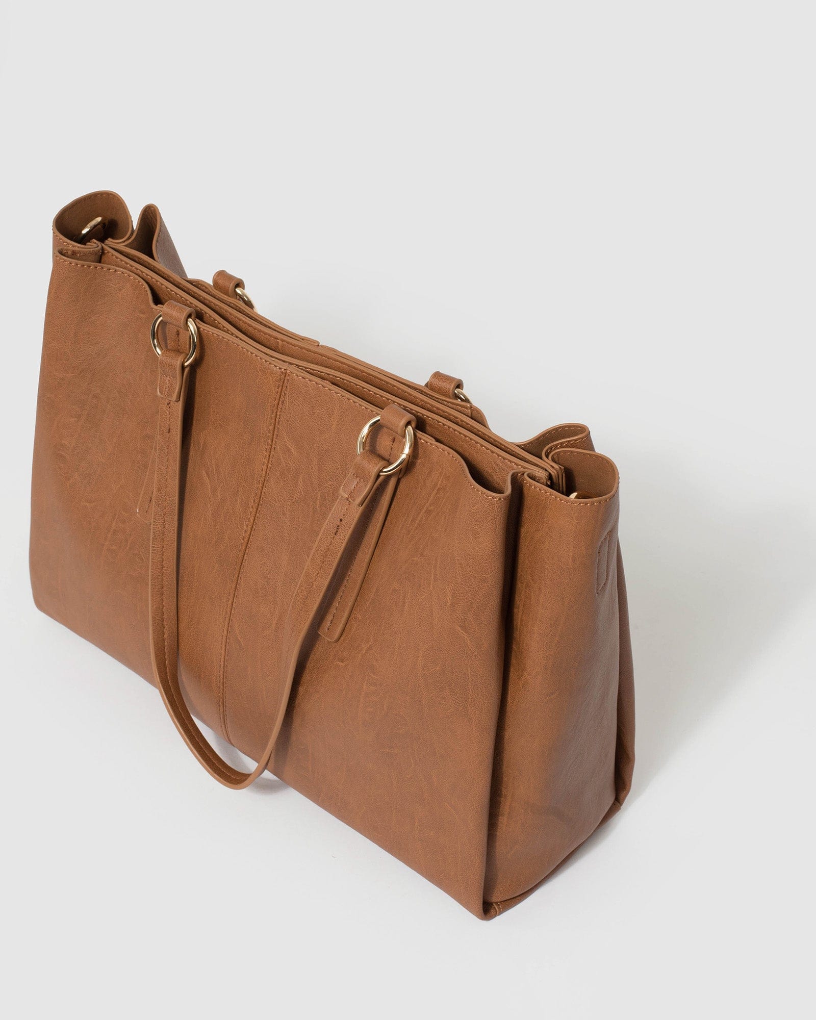 Tan Stacey Ring Tote Bag - Image 6