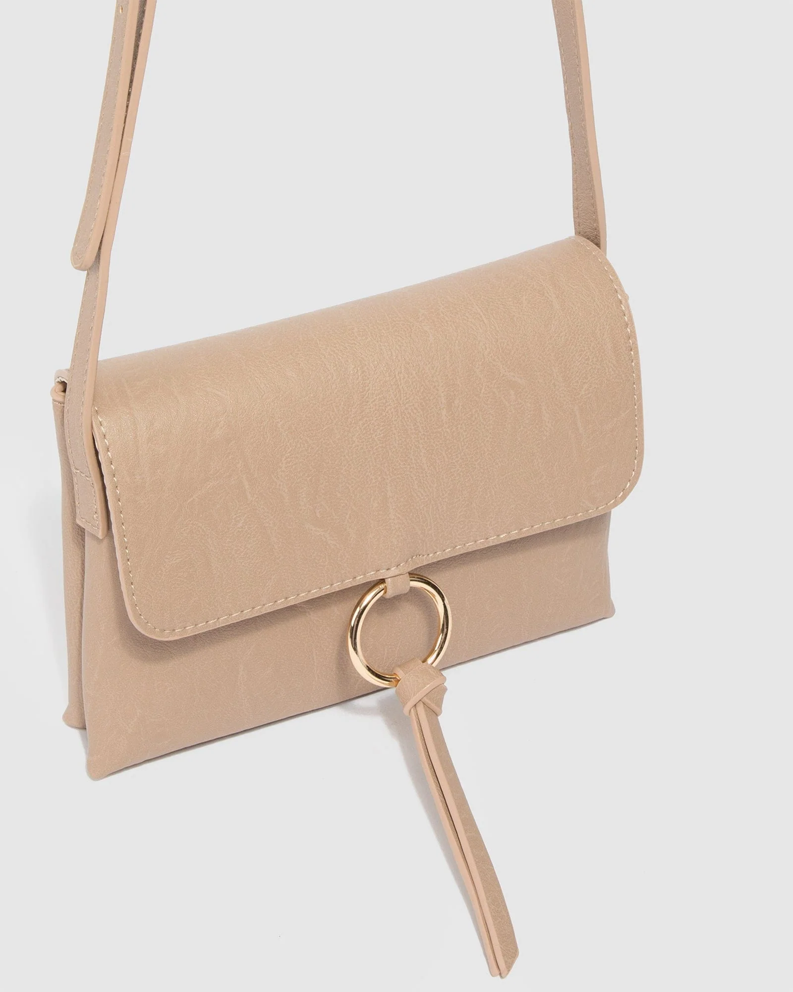 Taupe Brooklyn Crossbody Bag - Image 3