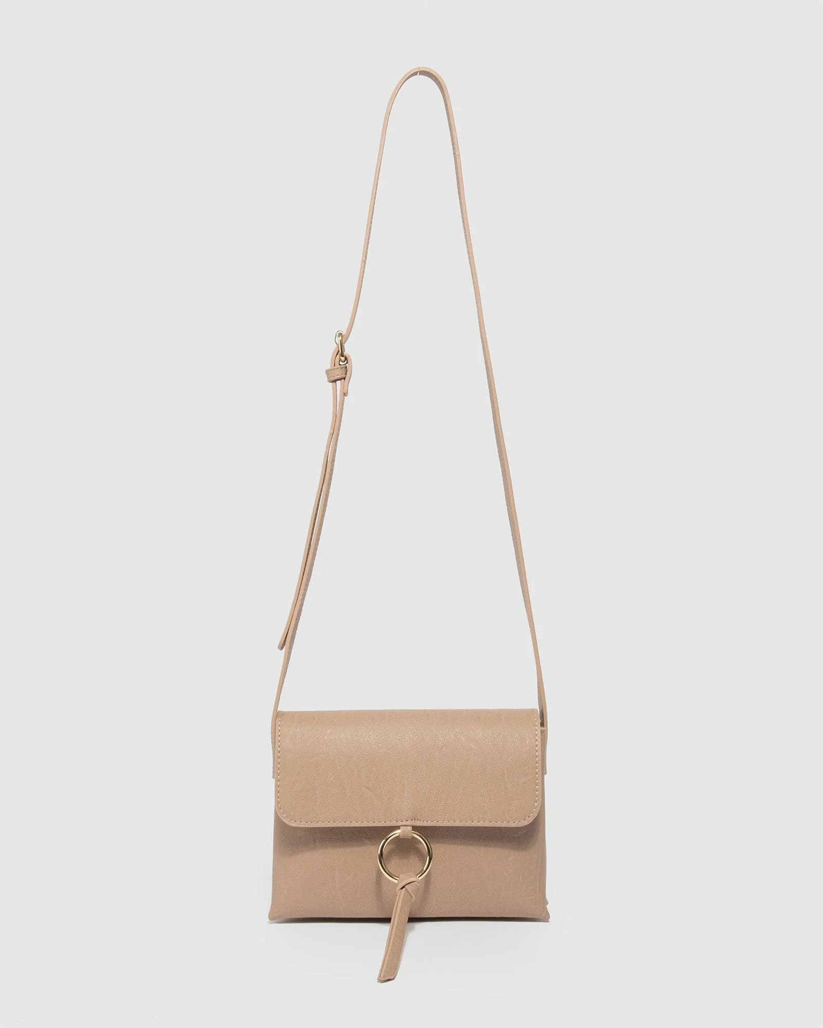 Taupe Brooklyn Crossbody Bag - Image 4