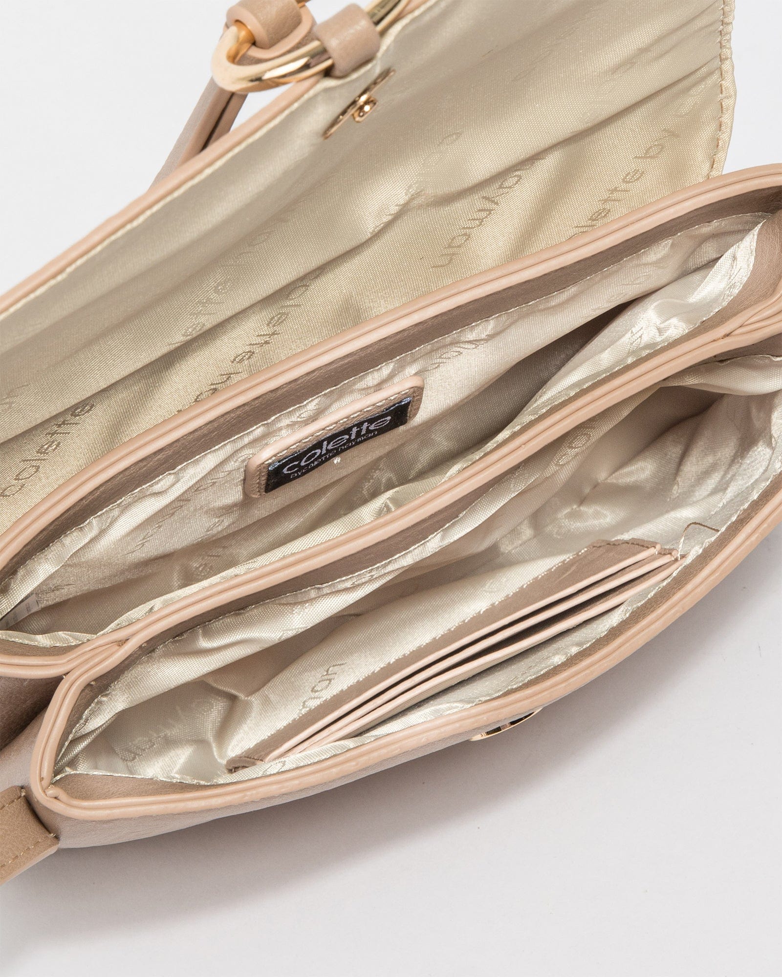 Taupe Brooklyn Crossbody Bag - Image 7