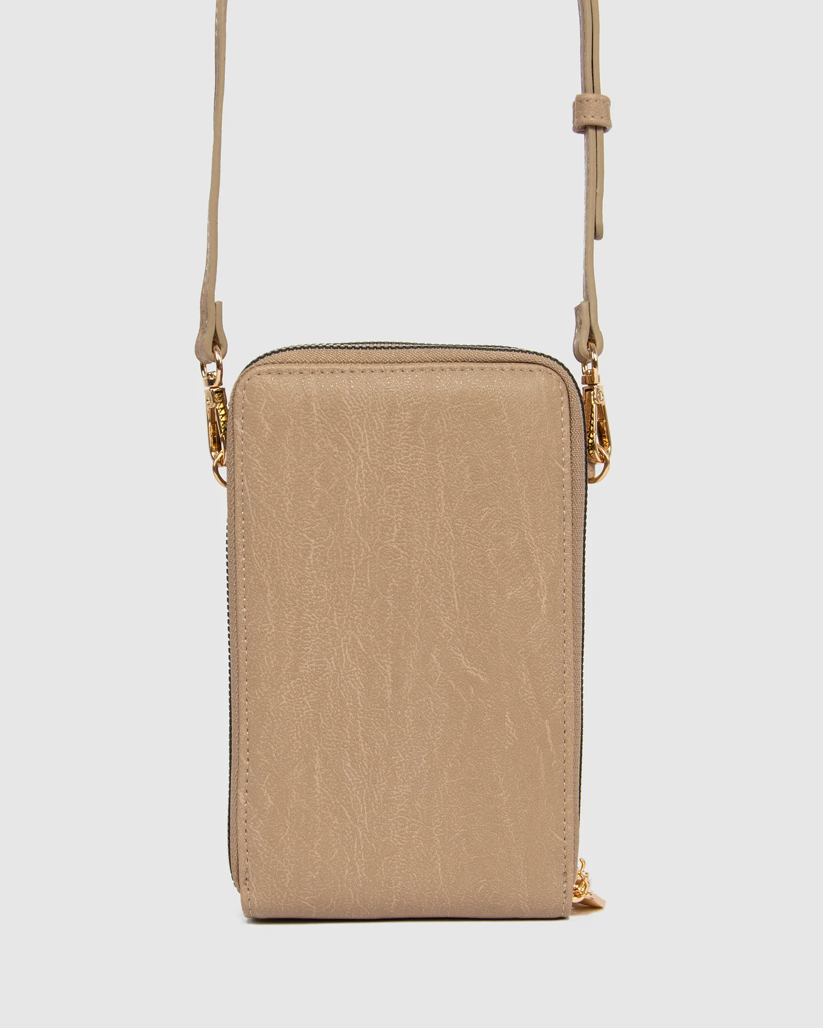 Taupe Koni Phone Crossbody Bag - Image 4