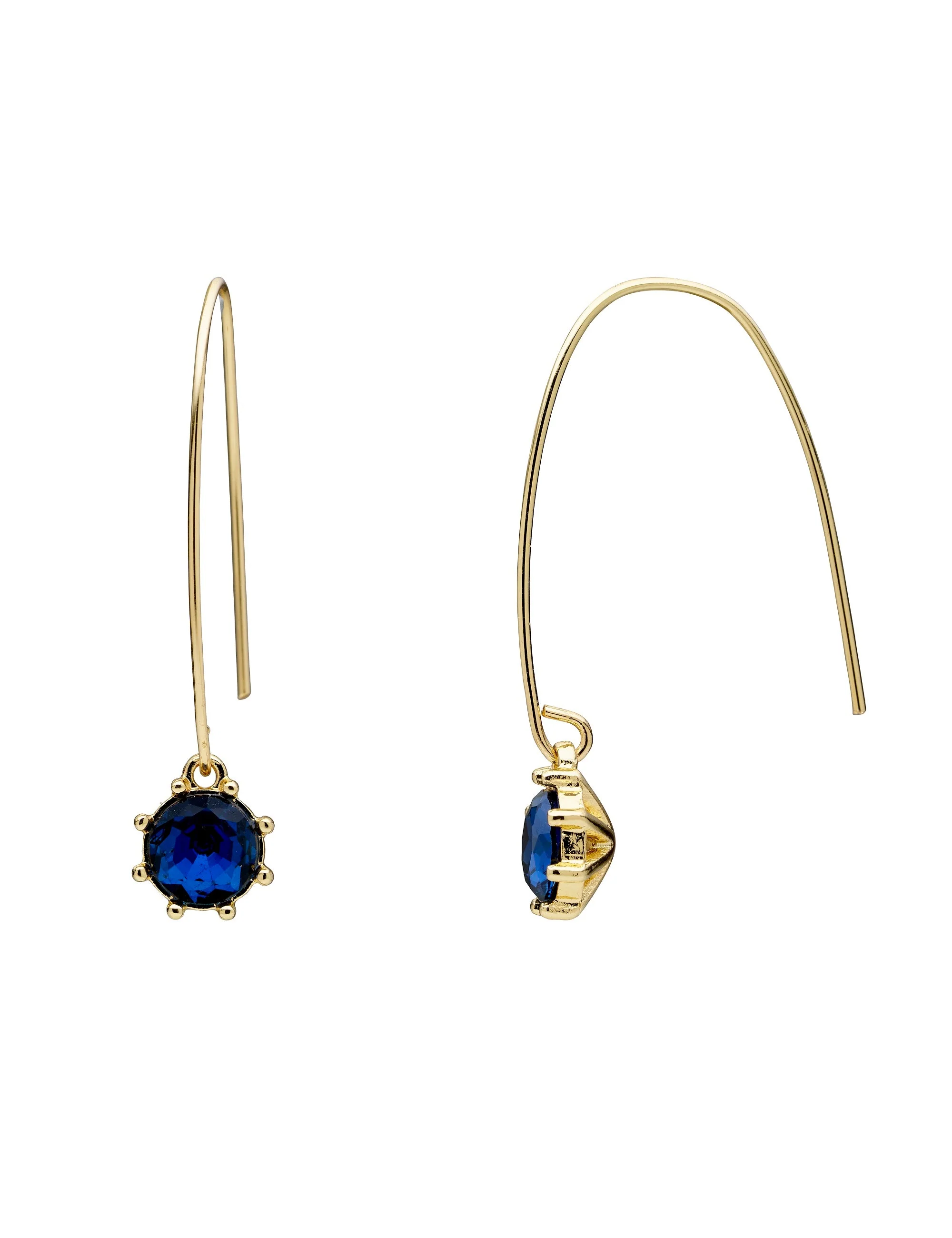 THISTLE FLOWER LONG DROP EARRING - Image 3