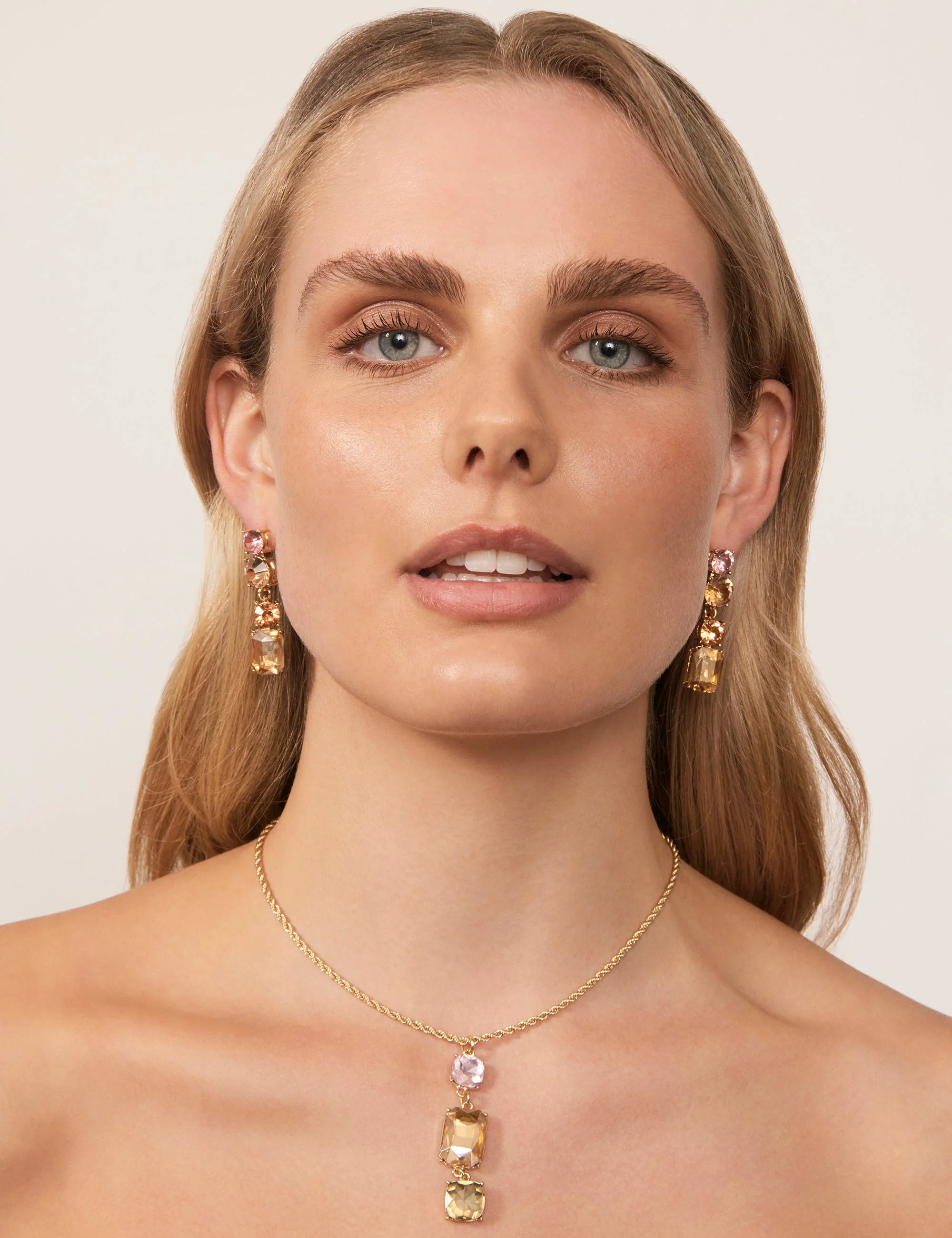 TOTEM STONE DROP EARRING - Image 2