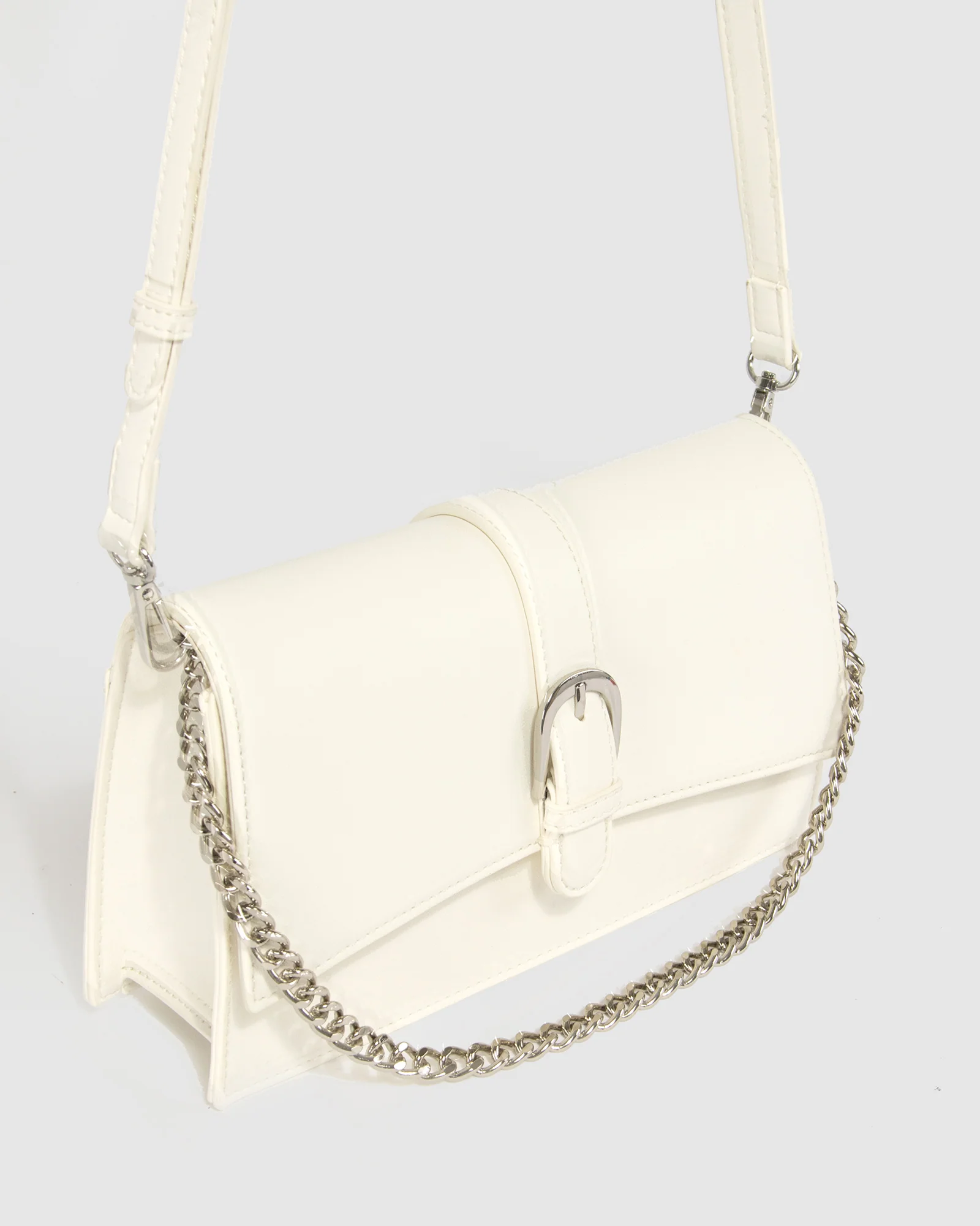 White Alana Chain Shoulder - Image 4
