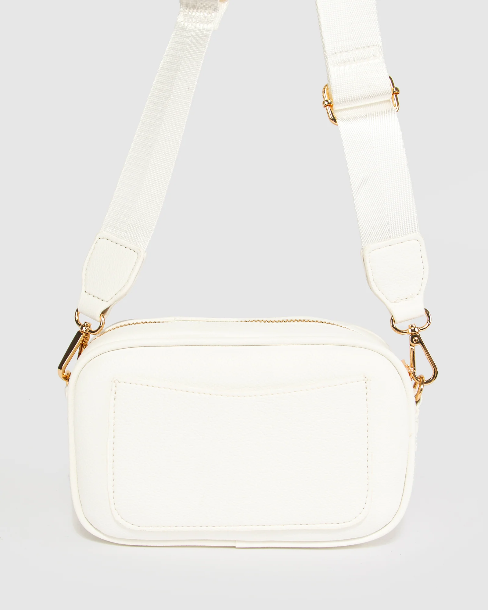 White Amalia Logo Crossbody - Image 5