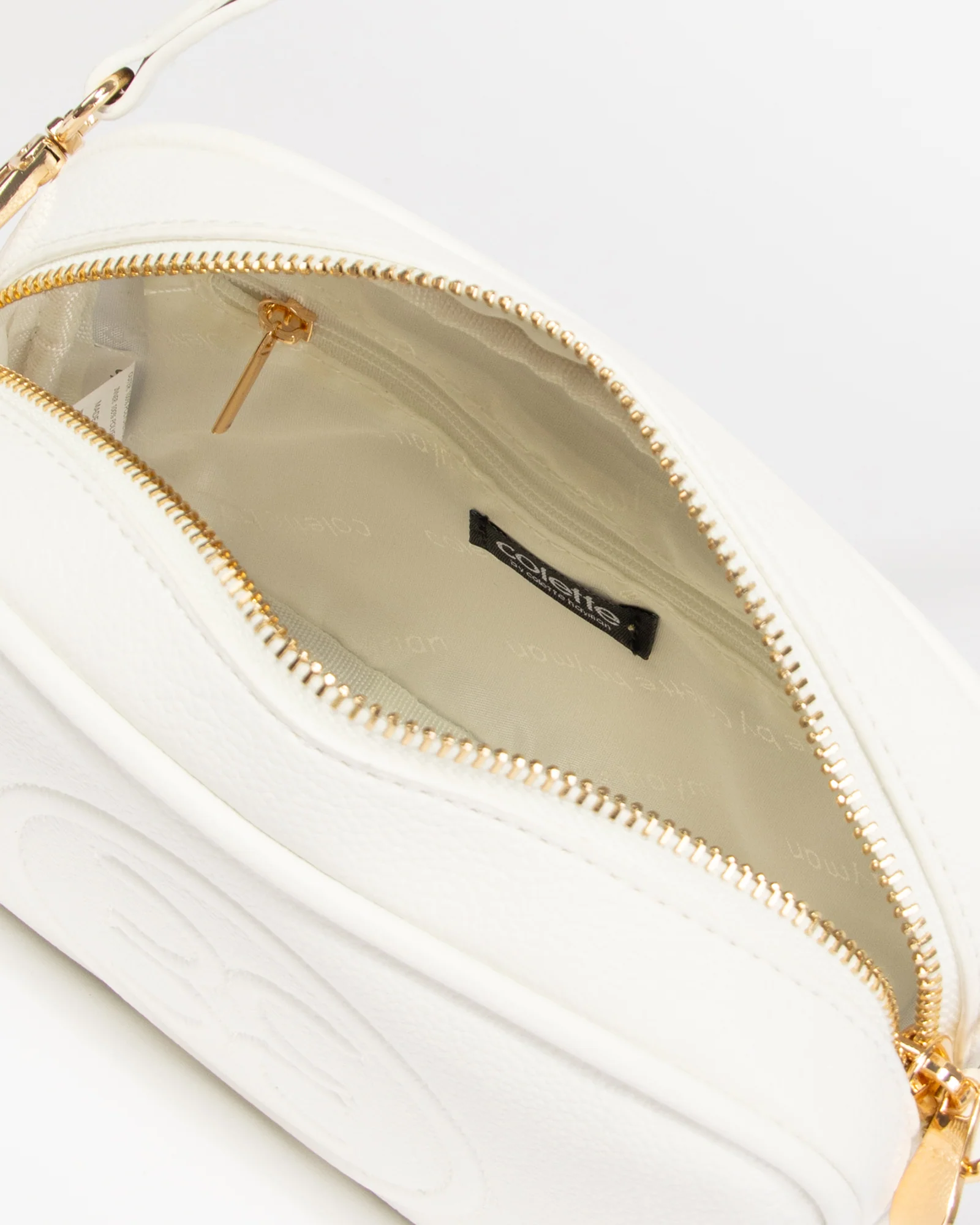 White Amalia Logo Crossbody - Image 6