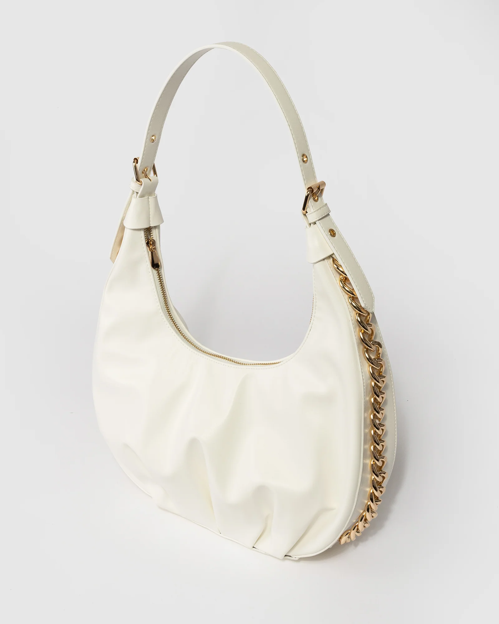 White Becky Chain Shoulder - Image 4