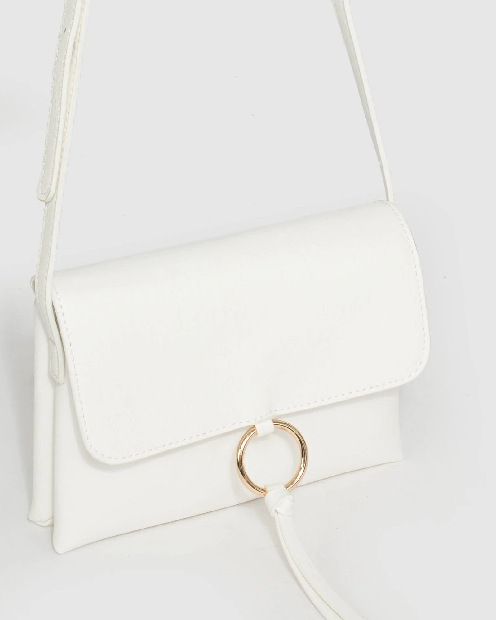 White Brooklyn Crossbody Bag - Image 3