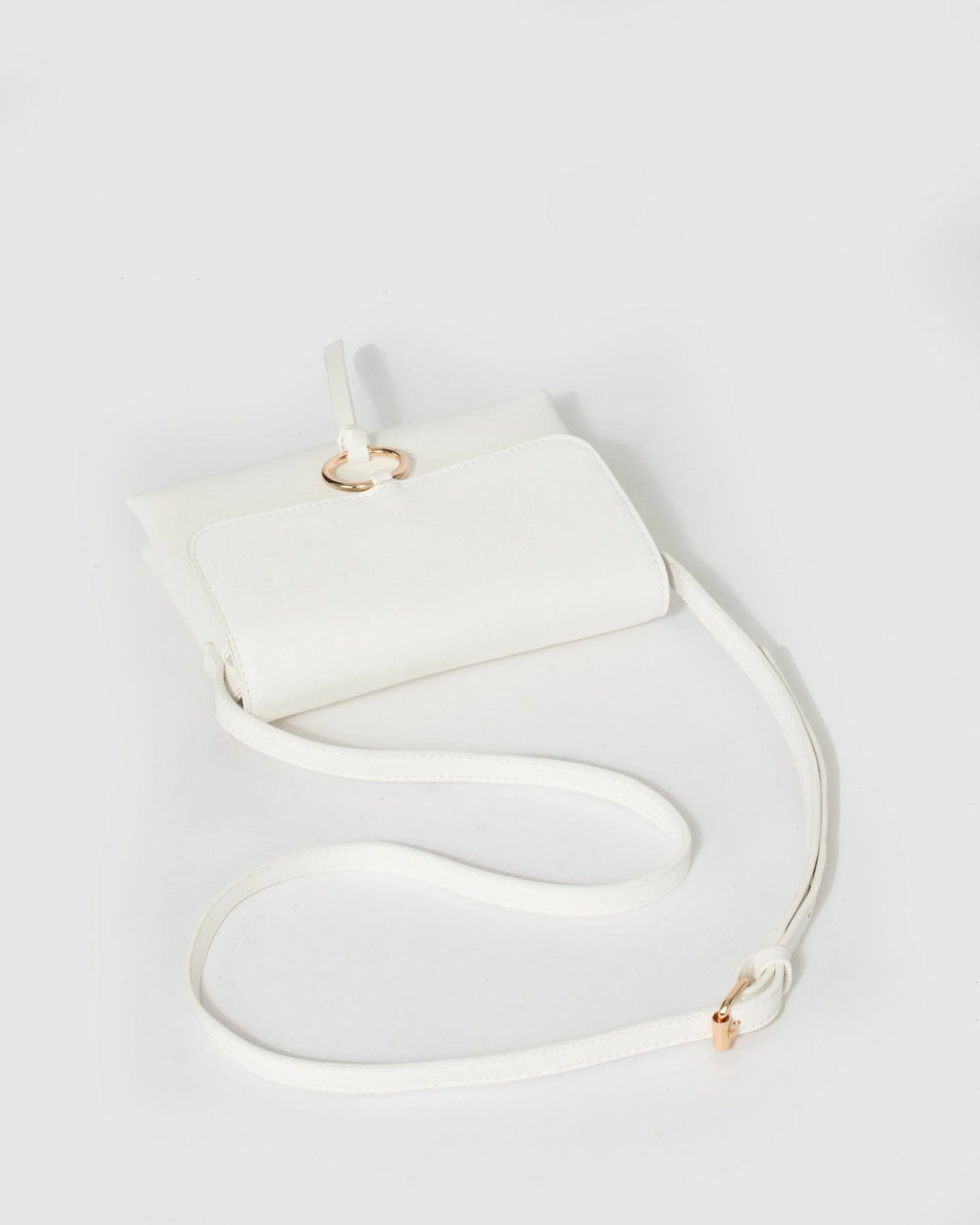White Brooklyn Crossbody Bag - Image 7