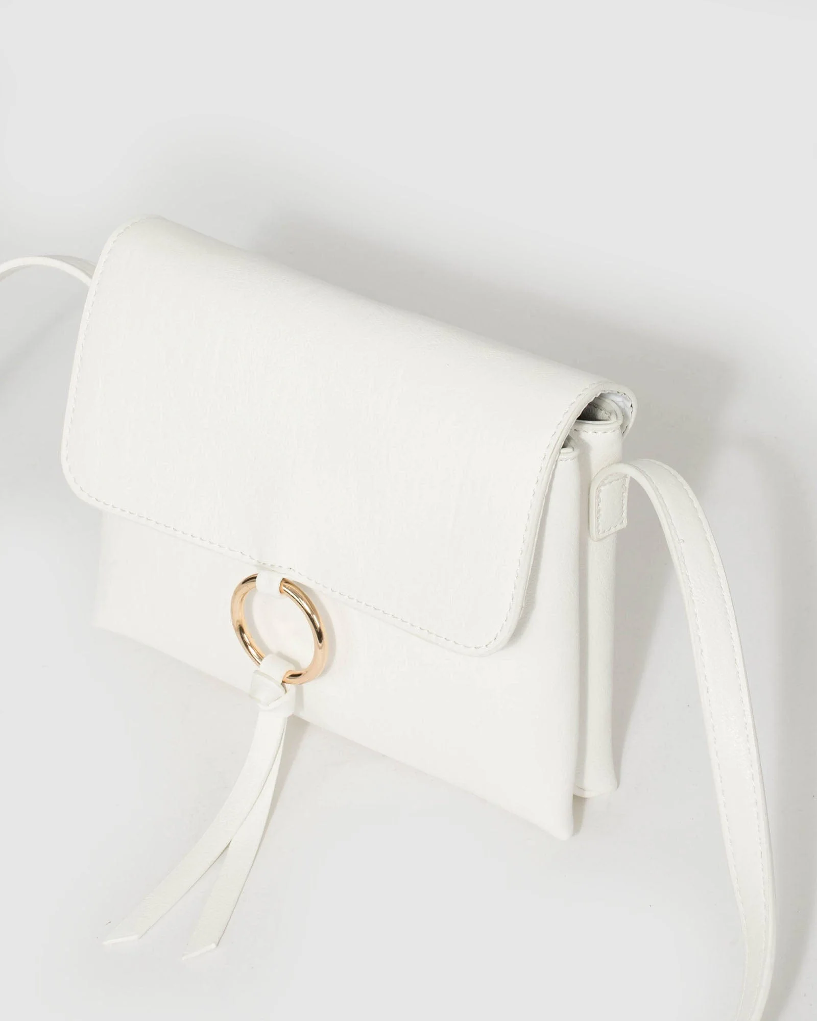 White Brooklyn Crossbody Bag - Image 8