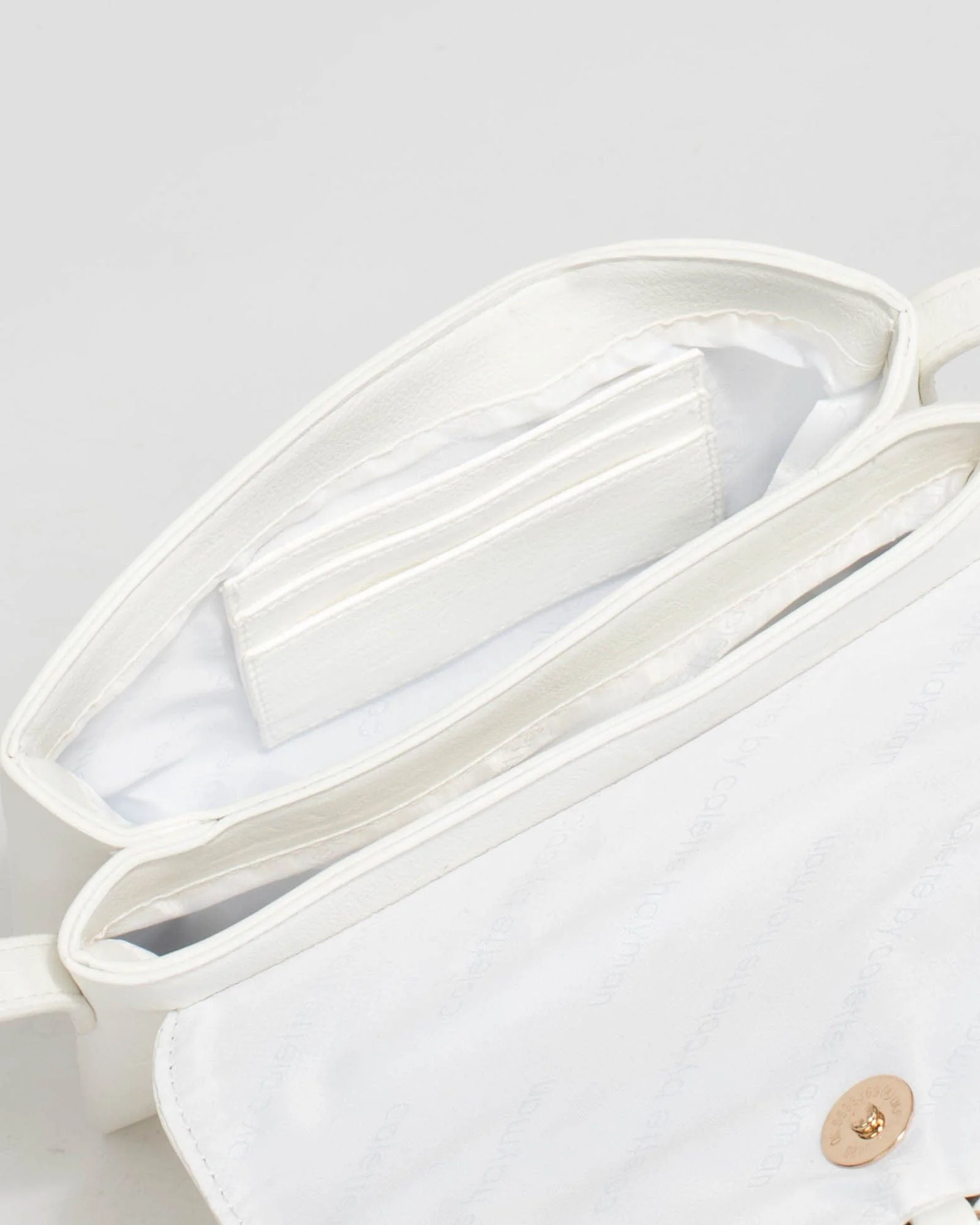 White Brooklyn Crossbody Bag - Image 9