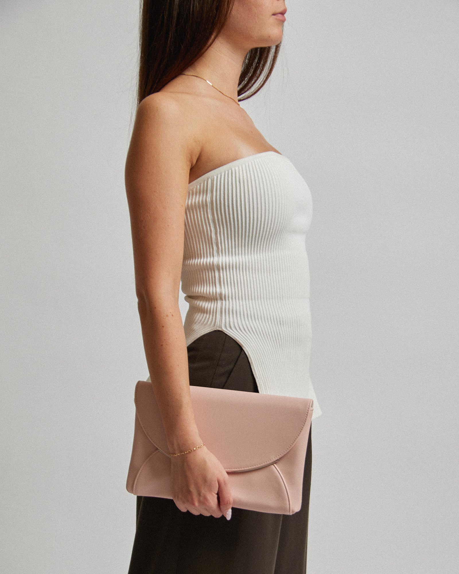 Pink Dalila Envelope Clutch Bag - Image 2