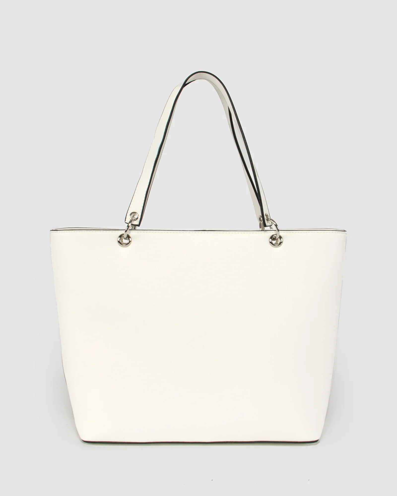 White Erica Ltd Edt Panelled Tote - Image 4