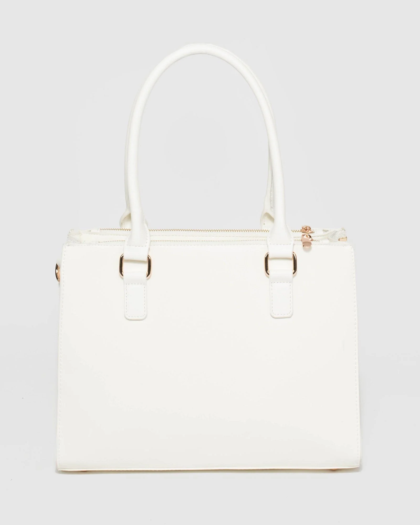 White Fabiana Tassel Tech Tote Bag - Image 3