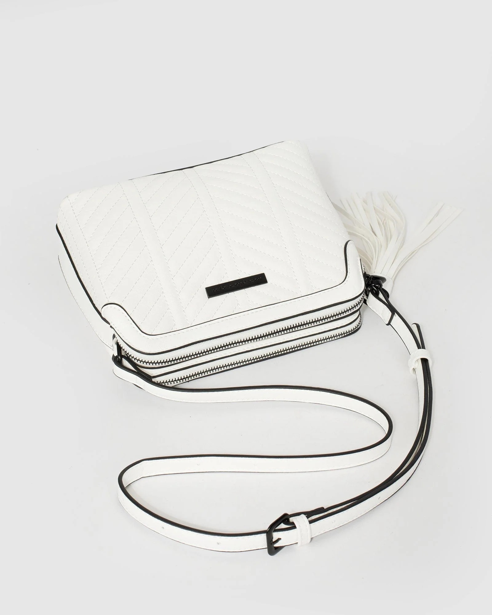 White Joanna Crossbody Bag - Image 6