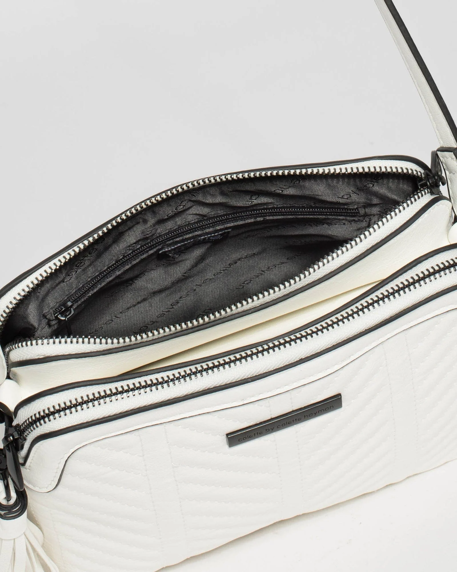 White Joanna Crossbody Bag - Image 9